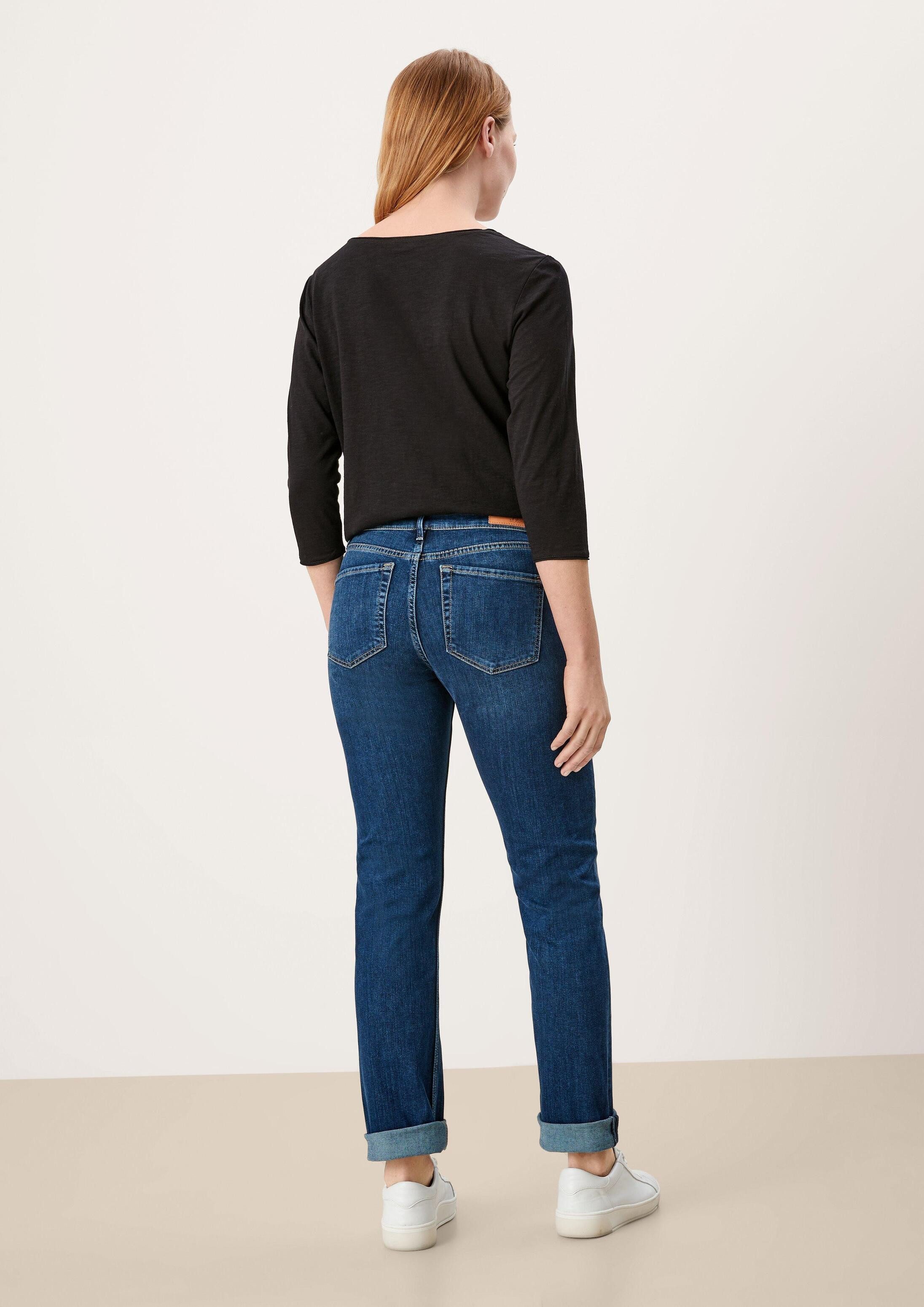 s.Oliver Regular-fit-Jeans Jeans-Hose KAROLIN Jeans Karolin / Regular Fit / Mid Rise / Straight Leg