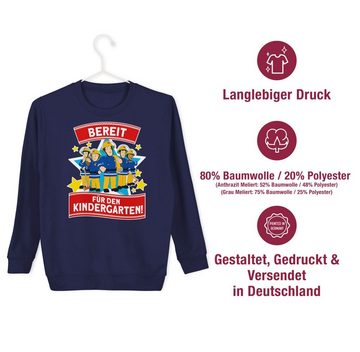 Shirtracer Sweatshirt Bereit für den Kindergarten! - Sam & Team Feuerwehrmann Sam Mädchen