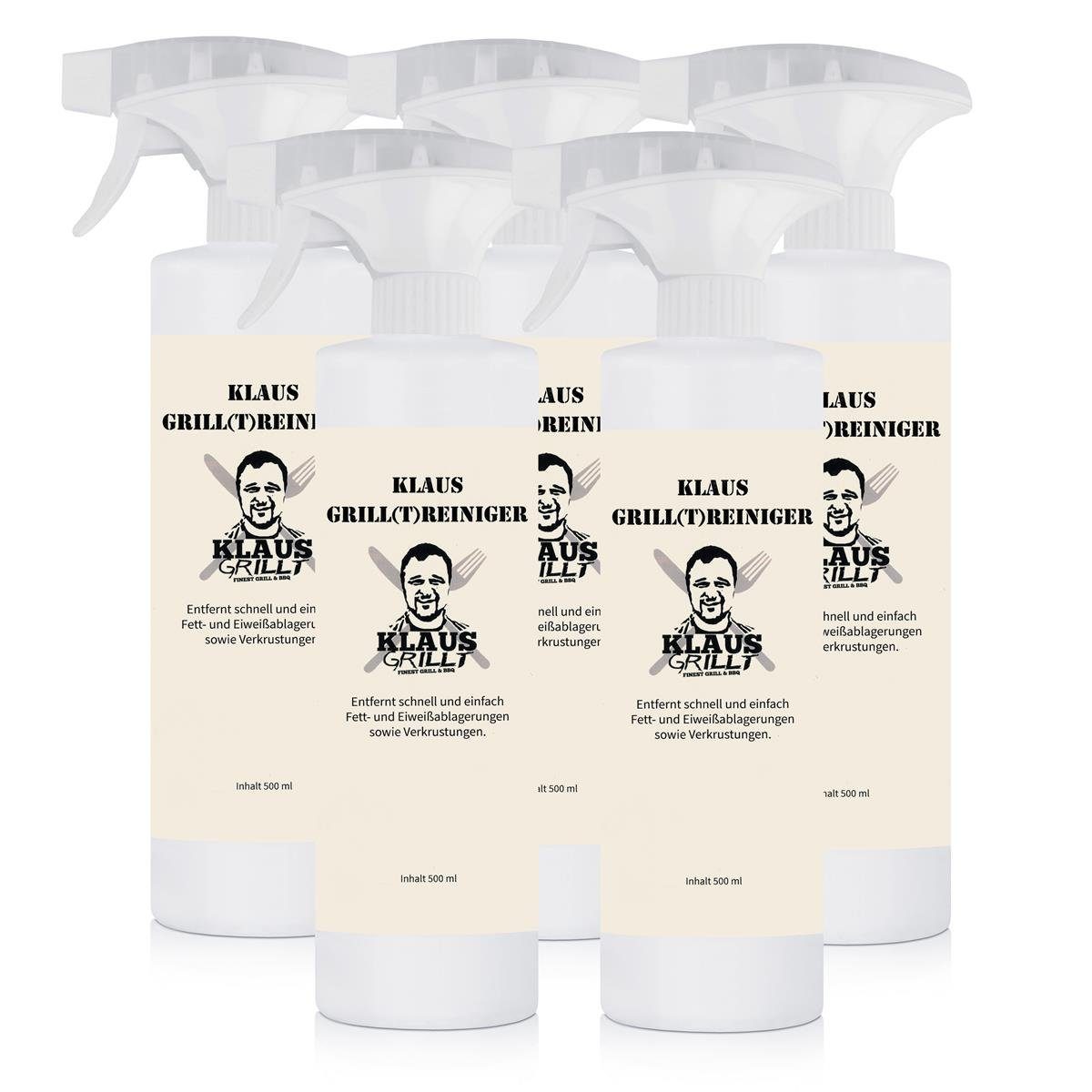 KLAUS GRILLT Klaus grillt Grill-Reiniger 500ml - Entfernt Fett - Intensiv-Reiniger Küchenreiniger