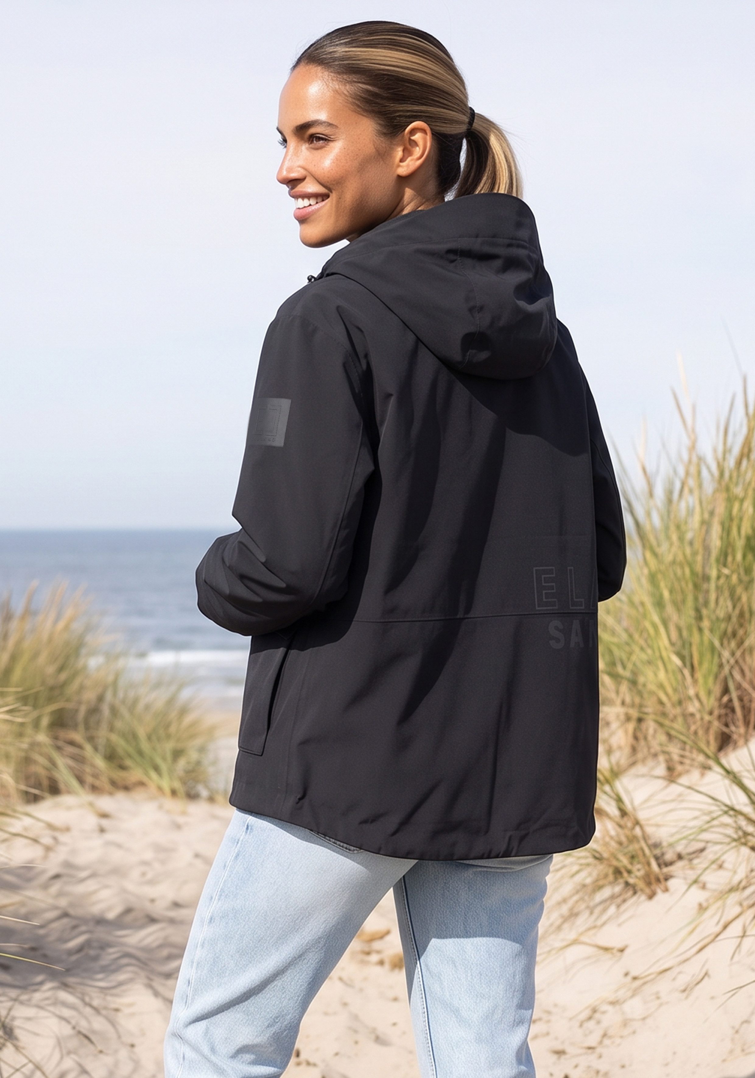 Elbsand Parka mit großem Logodruck auf der Rückseite – Bild 3 von 5