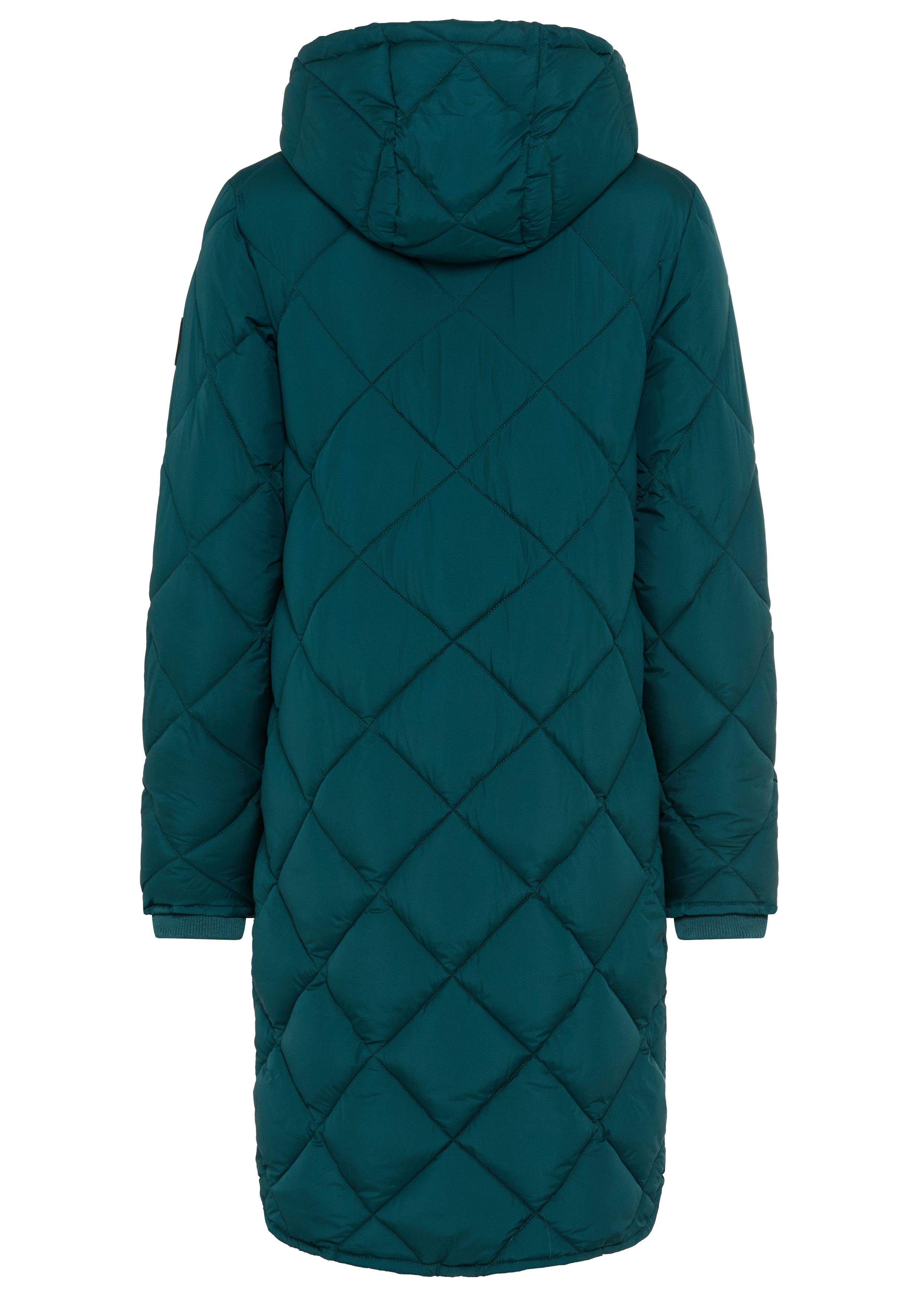 KangaROOS Steppjacke lange Form mit Kapuze und modernem Steppmuster – Bild 5 von 5