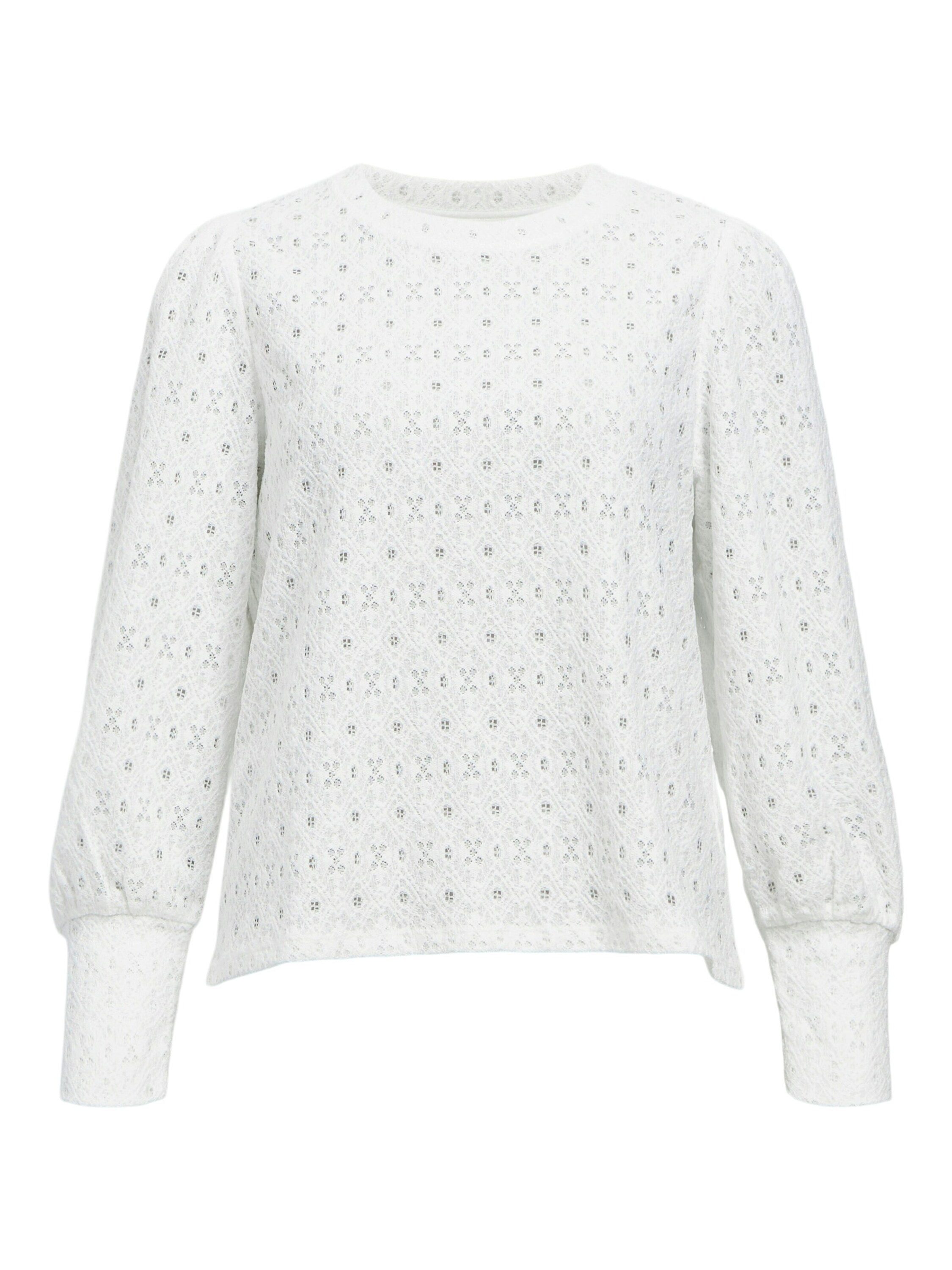 Object Langarmshirt Laila (1-tlg) Lochmuster