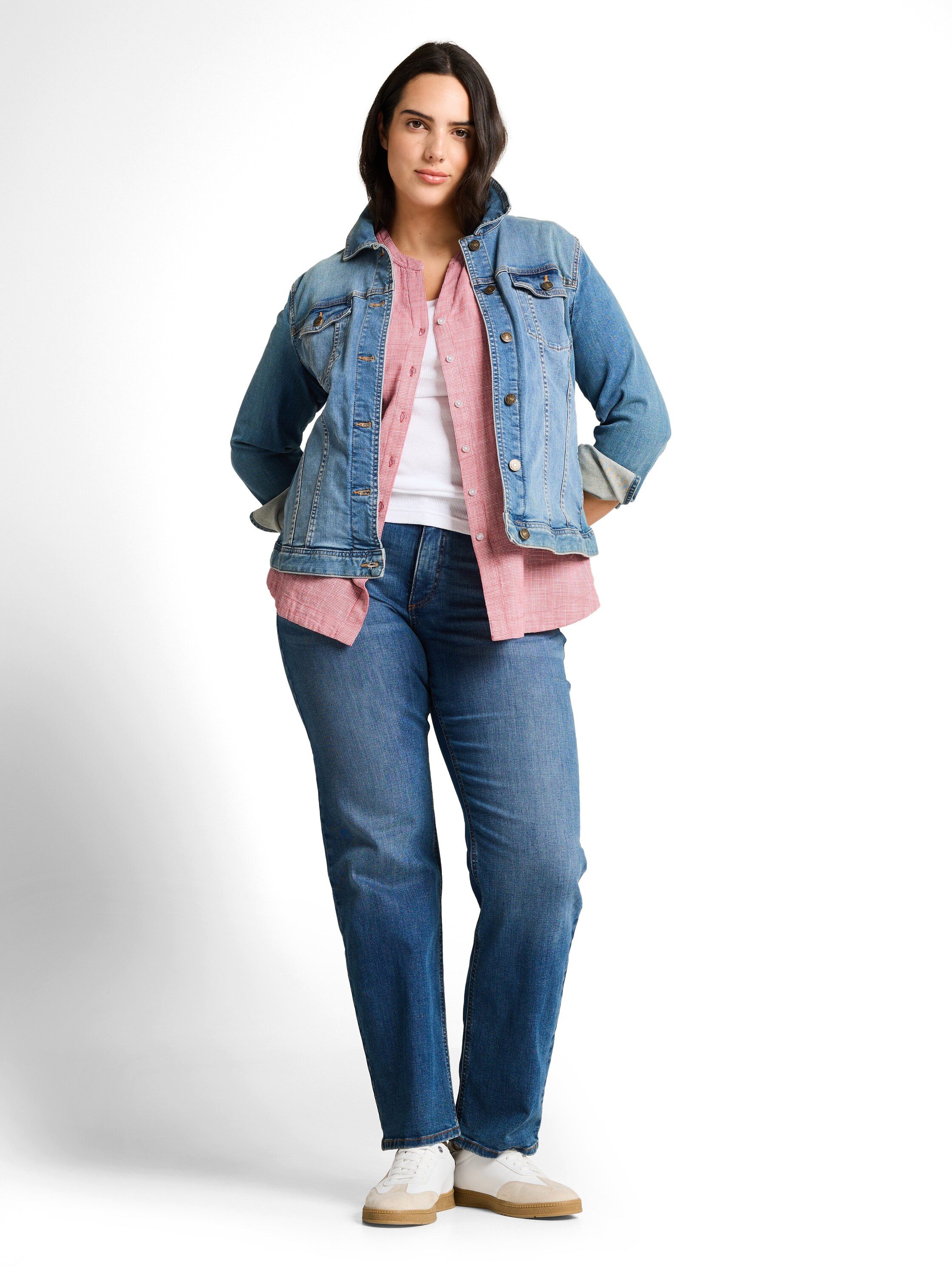 TOM TAILOR PLUS Klassische Bluse mit Muster