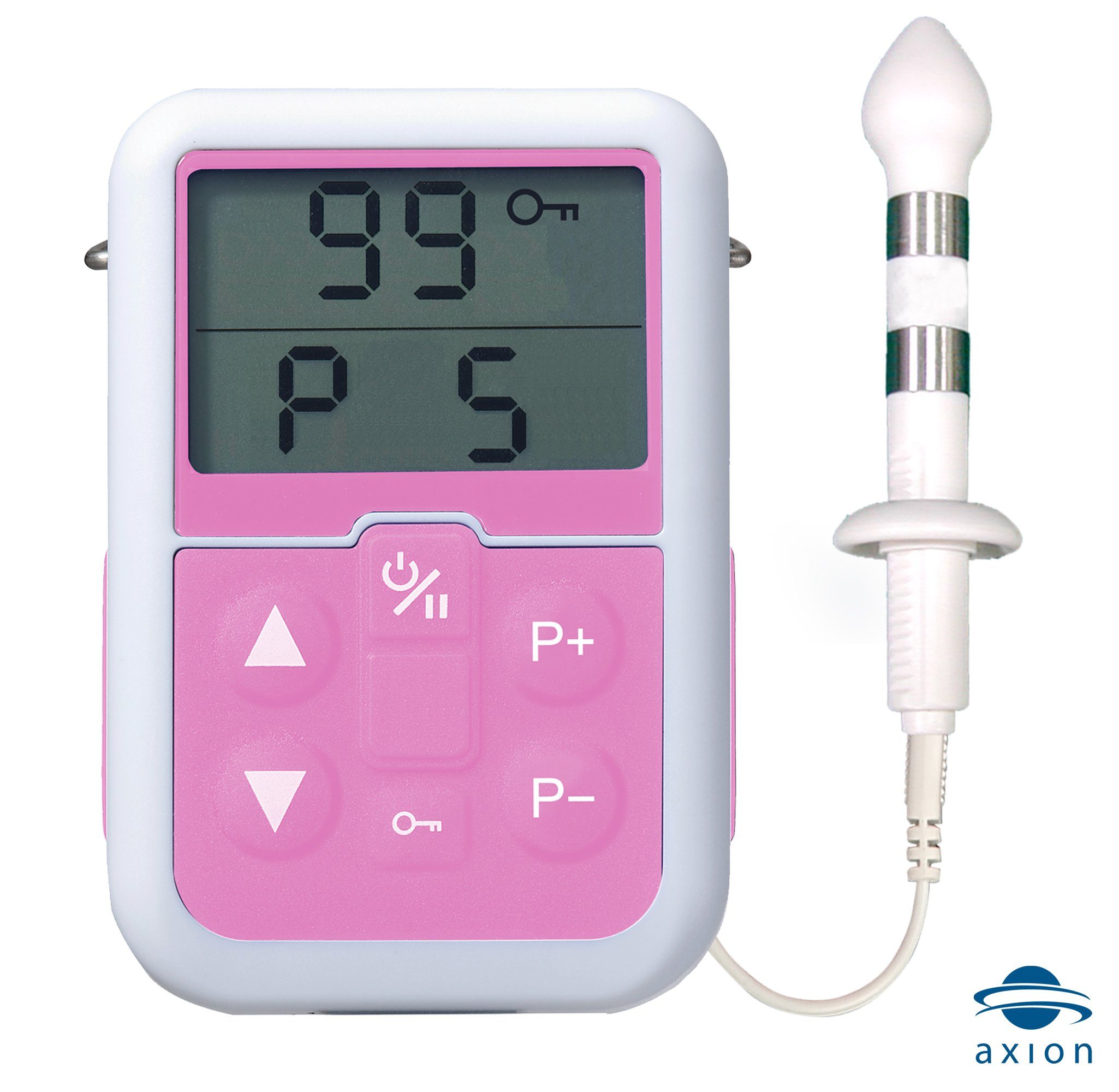 Axion Beckenboden-Elektrostimulationsgerät EMS Gerät I-2000 mit Analsonde STIM-PRO S-13A bei Inkontinenz, Beckenbodentrainer