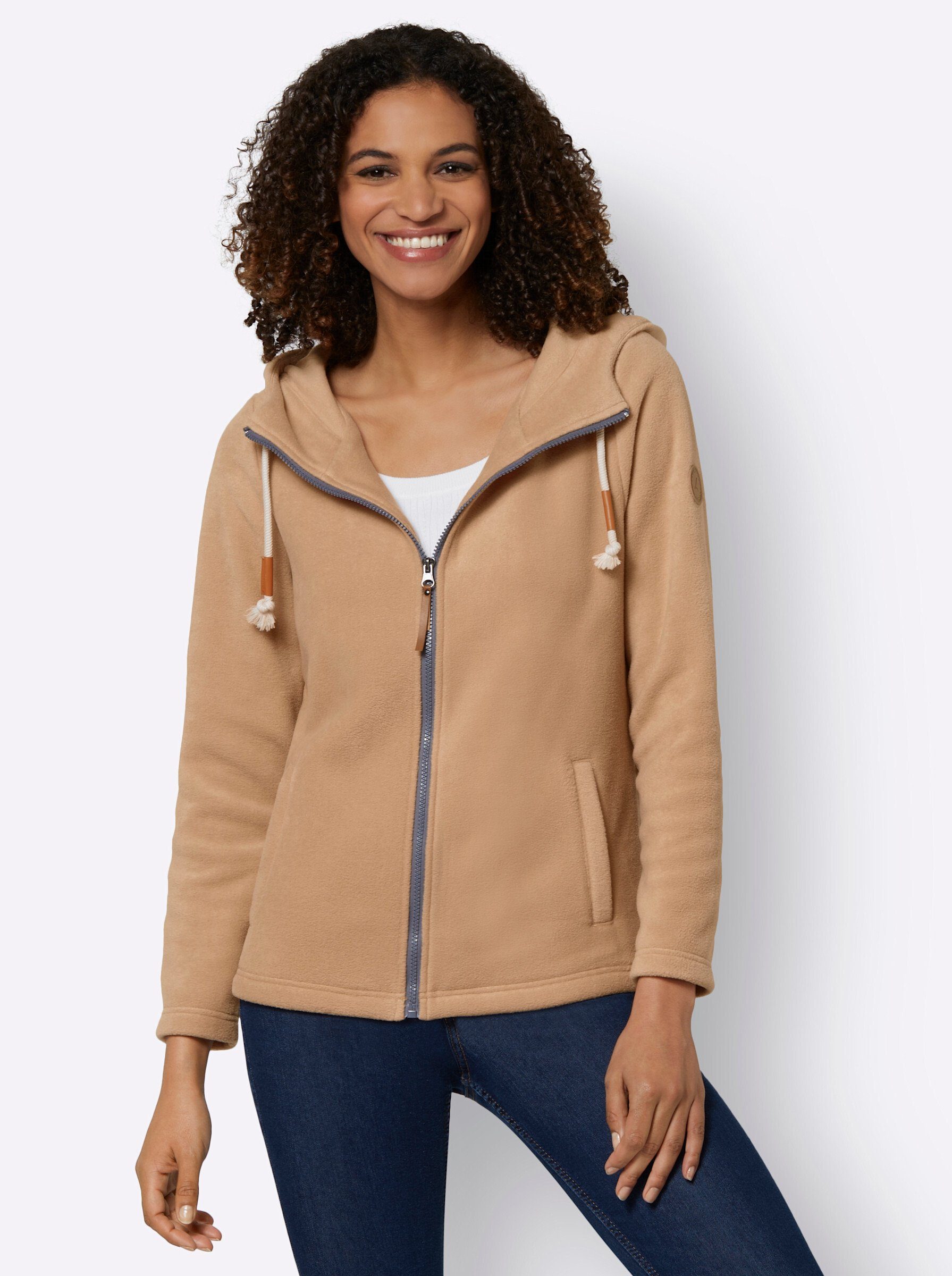 WITT WEIDEN Fleecejacke camel