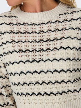 ONLY Strickpullover Asa (1-tlg) Lochmuster