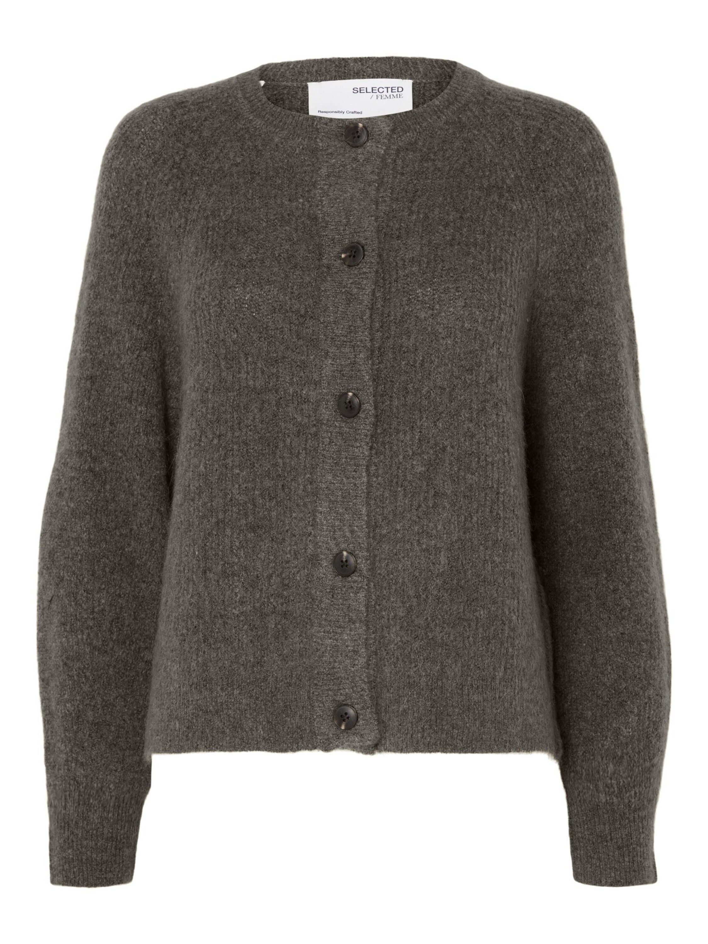 Selected Strickjacke Lulu (1-tlg) Plain/ohne Details günstig online kaufen
