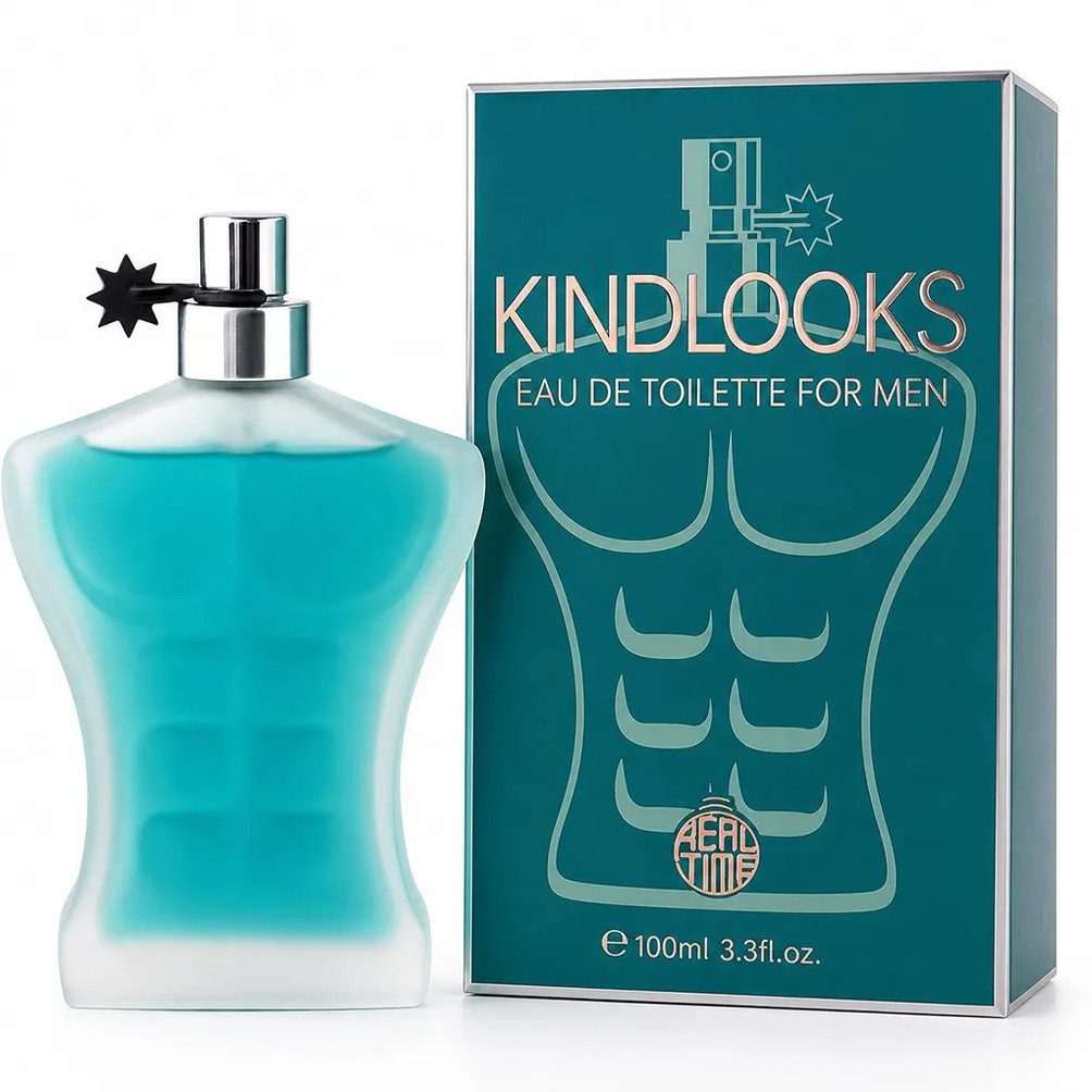 RealTime Eau de Toilette Kindlooks for men Eau de Toilette Spray 100 ml