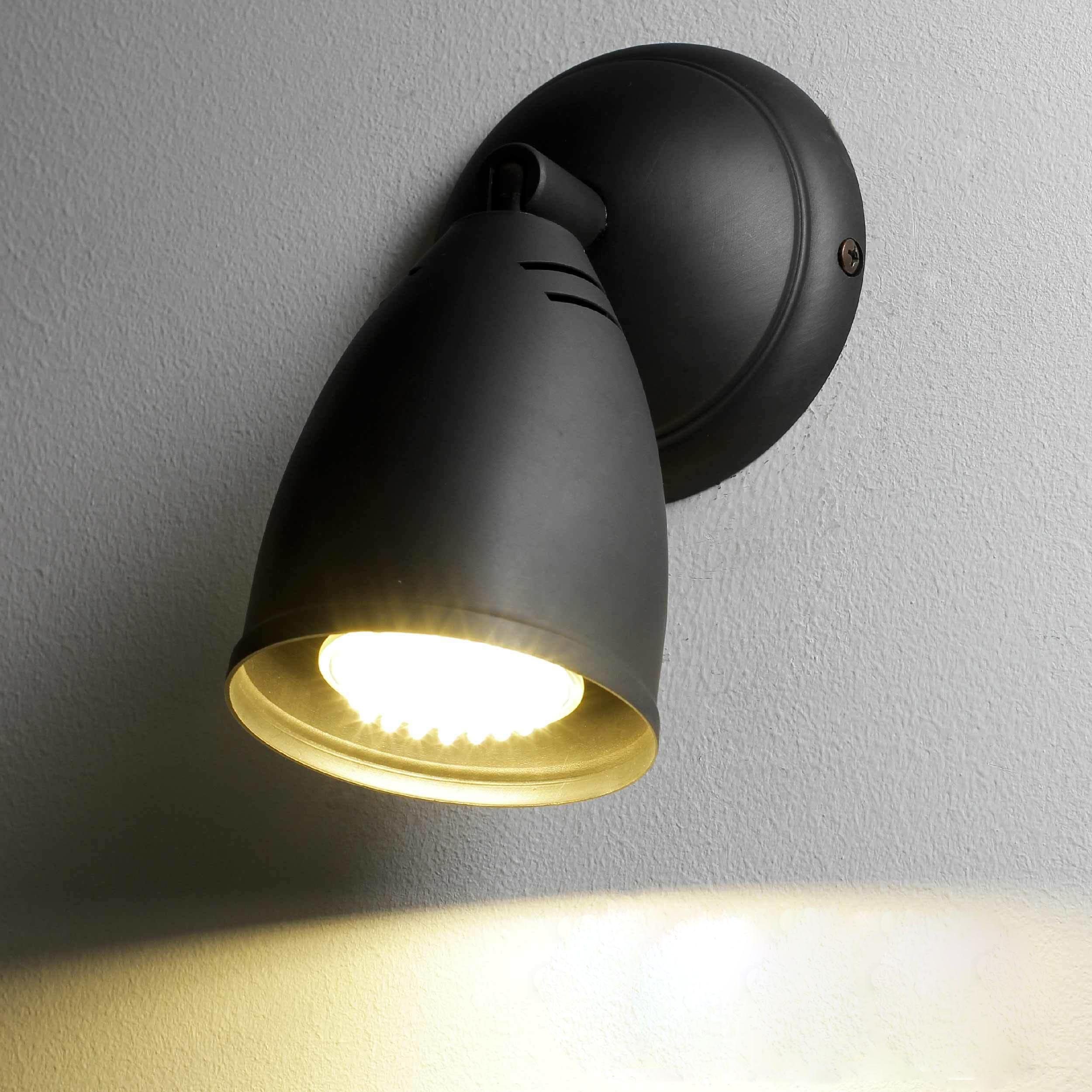Licht-Erlebnisse Deckenstrahler STOCCOLMA, Leuchtmittel, E27 in aus Wohnzimmer ohne Flur Deckenlampe dunkel Messing Bronze
