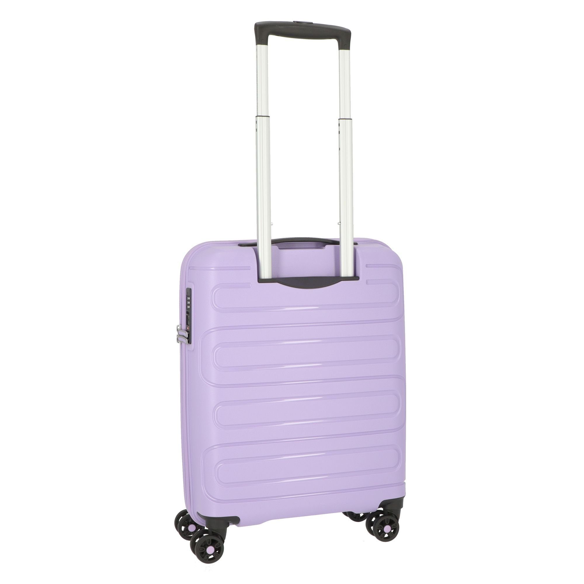 Handgepäck-Trolley 4 Tourister® Polypropylen purple lavender Rollen, Sunside, American