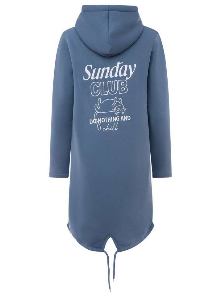 Zwillingsherz Kapuzensweatjacke Zwillingsherz Hoodiemantel Sunday Club