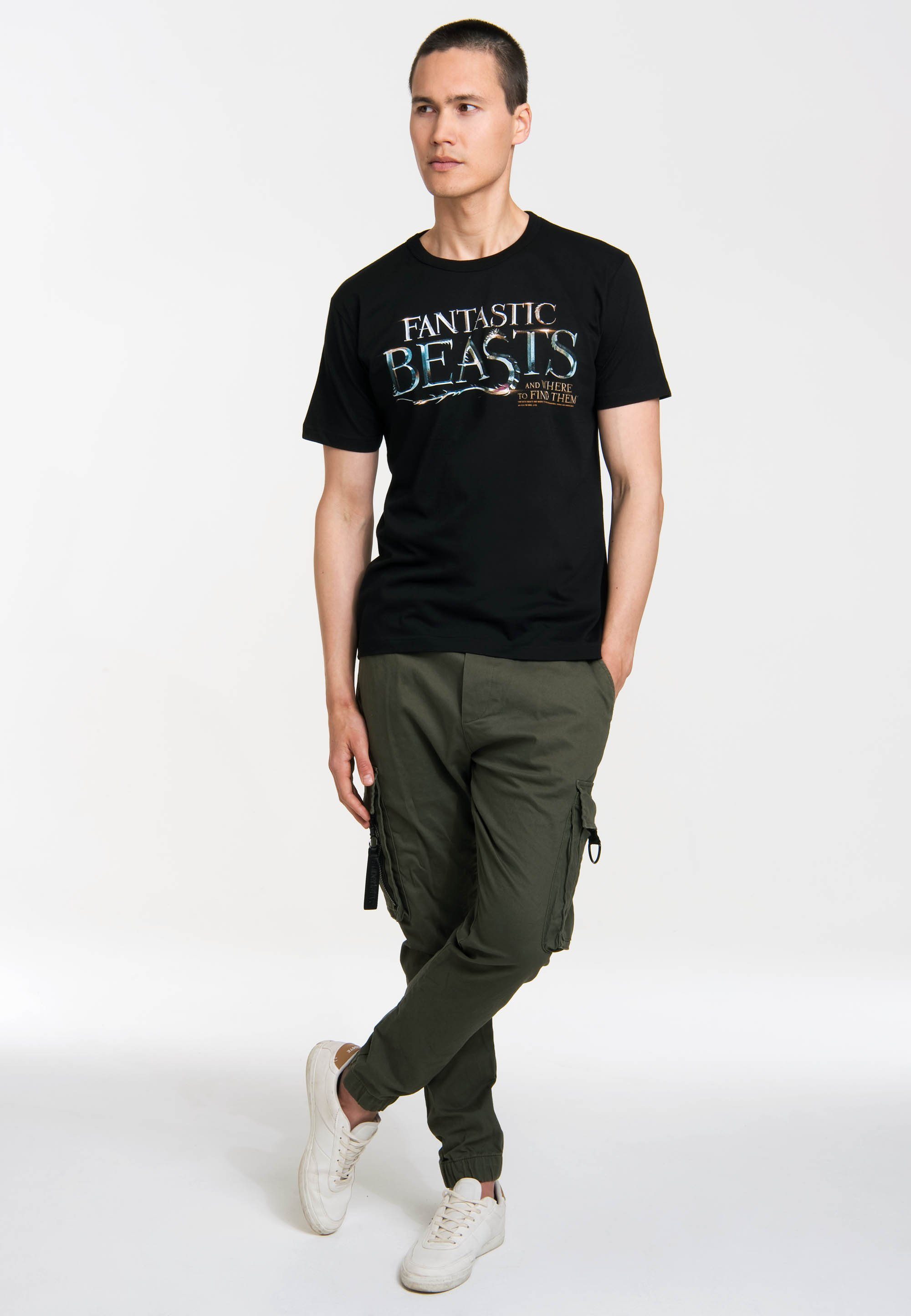 LOGOSHIRT T-Shirt Fantastic Beasts mit tollem Frontdruck