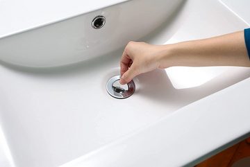 Olotos Ablaufventil Push Up Ablaufventil, Waschbeckenstöpsel, Anti-Verstopfung, für Waschbecken, Badewanne Küche