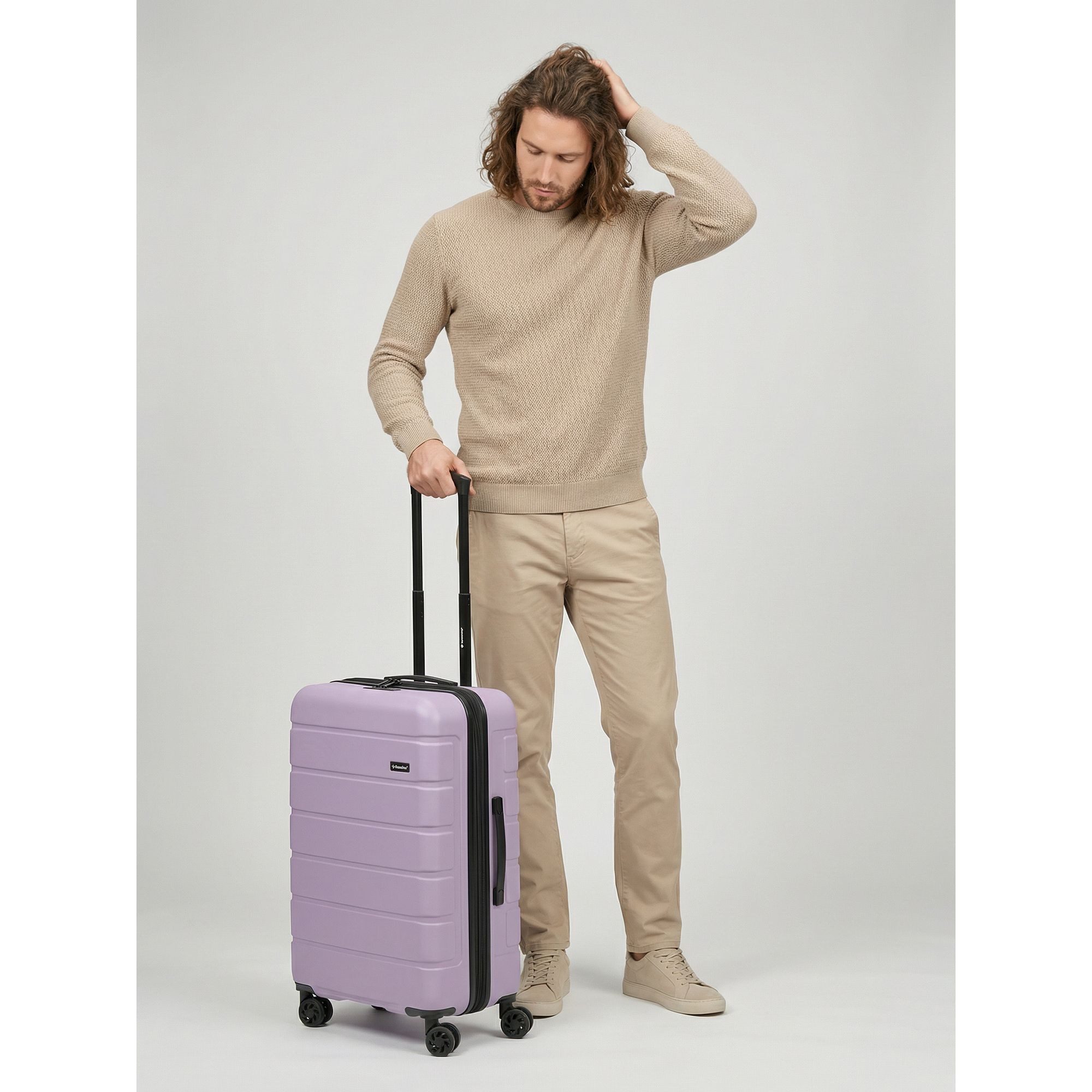 Saxoline® Hartschalen-Trolley Miami, 4 Rollen, ABS