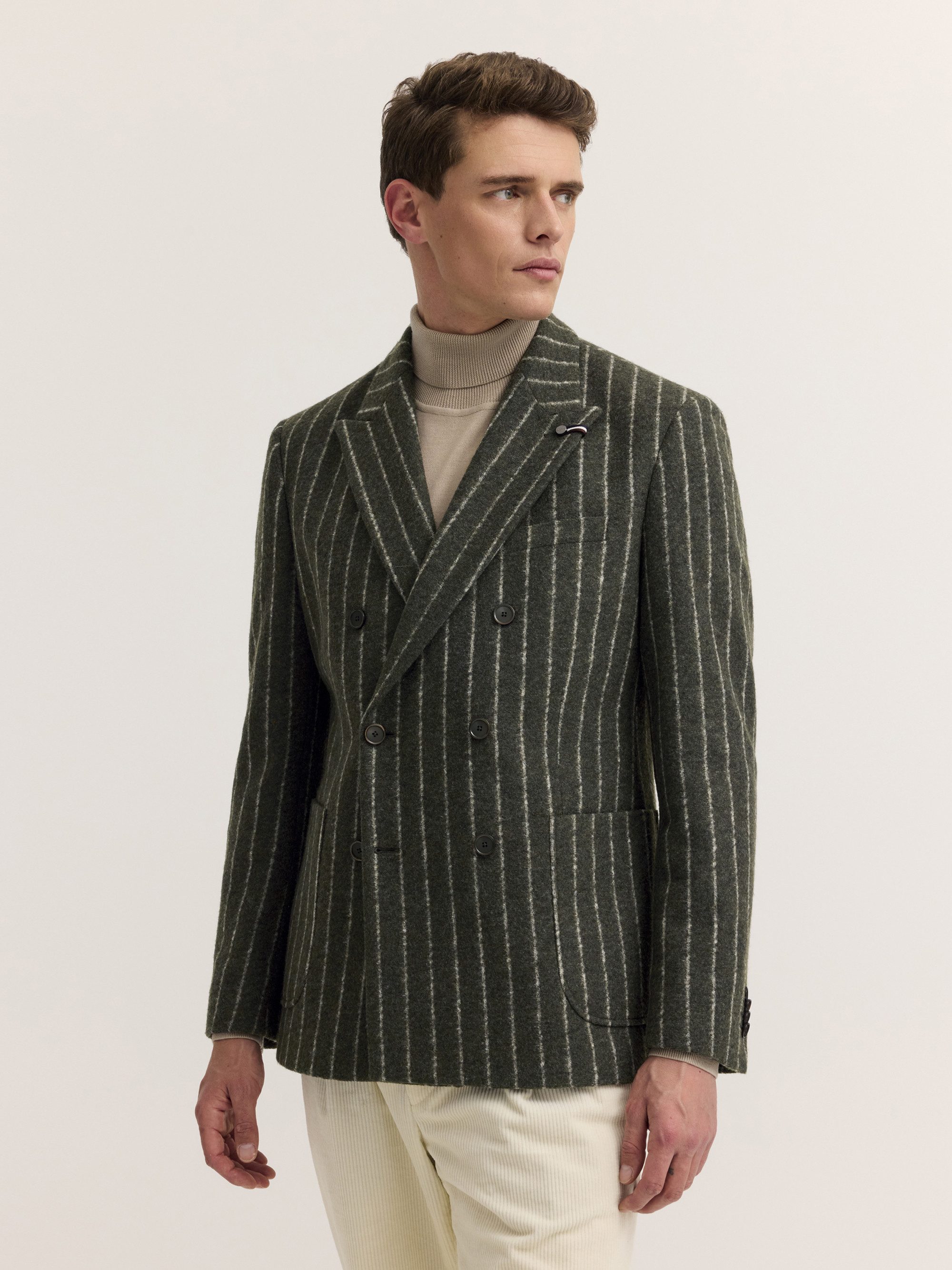 bugatti Sakko Modern Fit Modern Fit Wollmix Gestreift