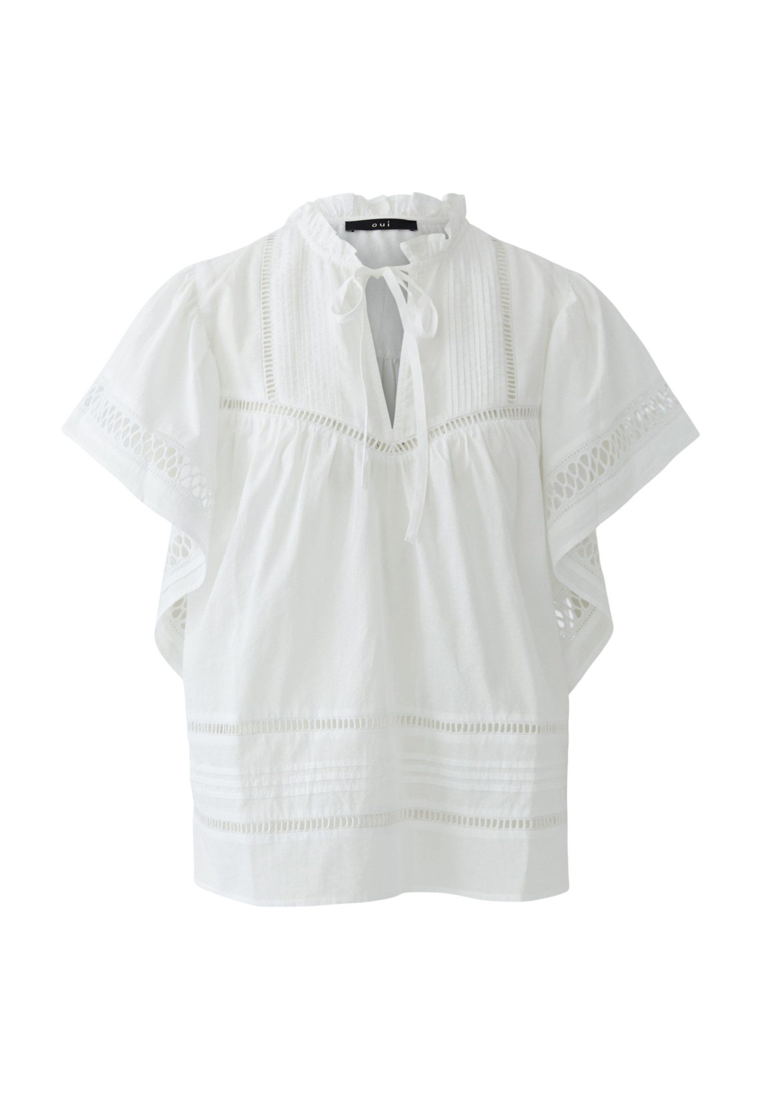 Oui Kurzarmbluse