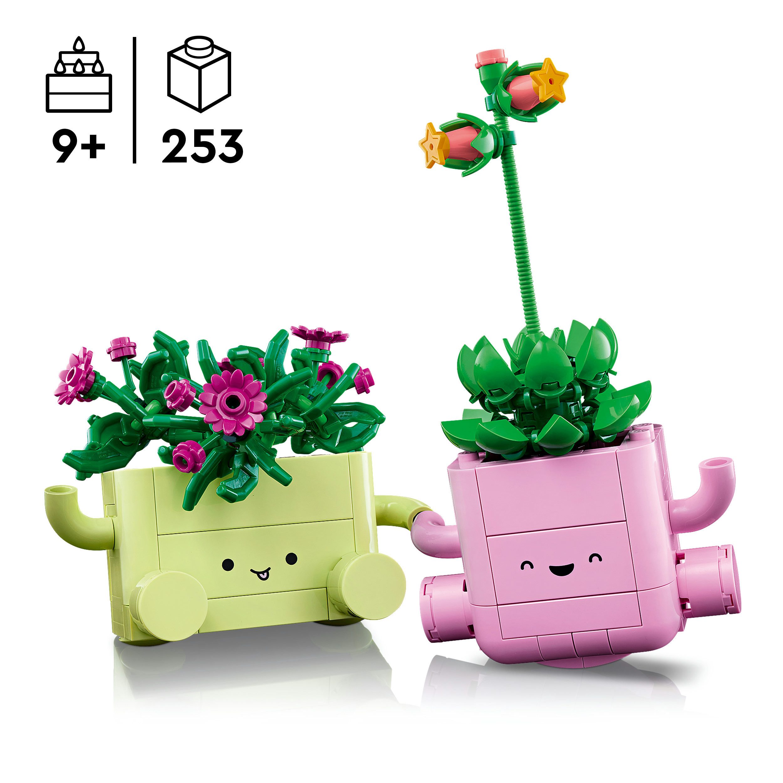 LEGO® Schaukelnde Pflanzen (11506), LEGO Botanicals Konstruktionsspielsteine, (253 St)