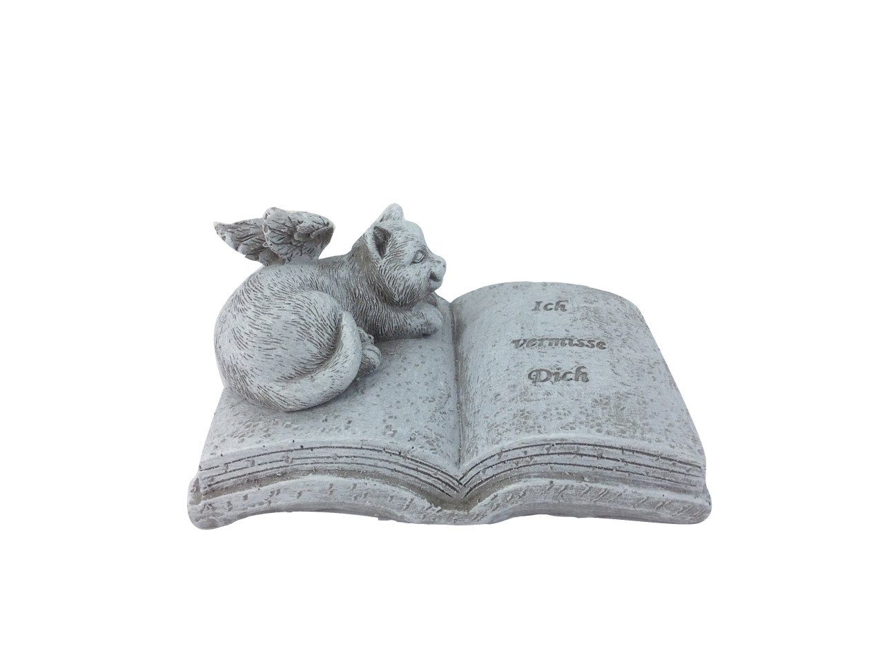 Trend Line Dekofigur TrendLine Grabsteinschmuck mit Katze 11 x 7 x 6 cm