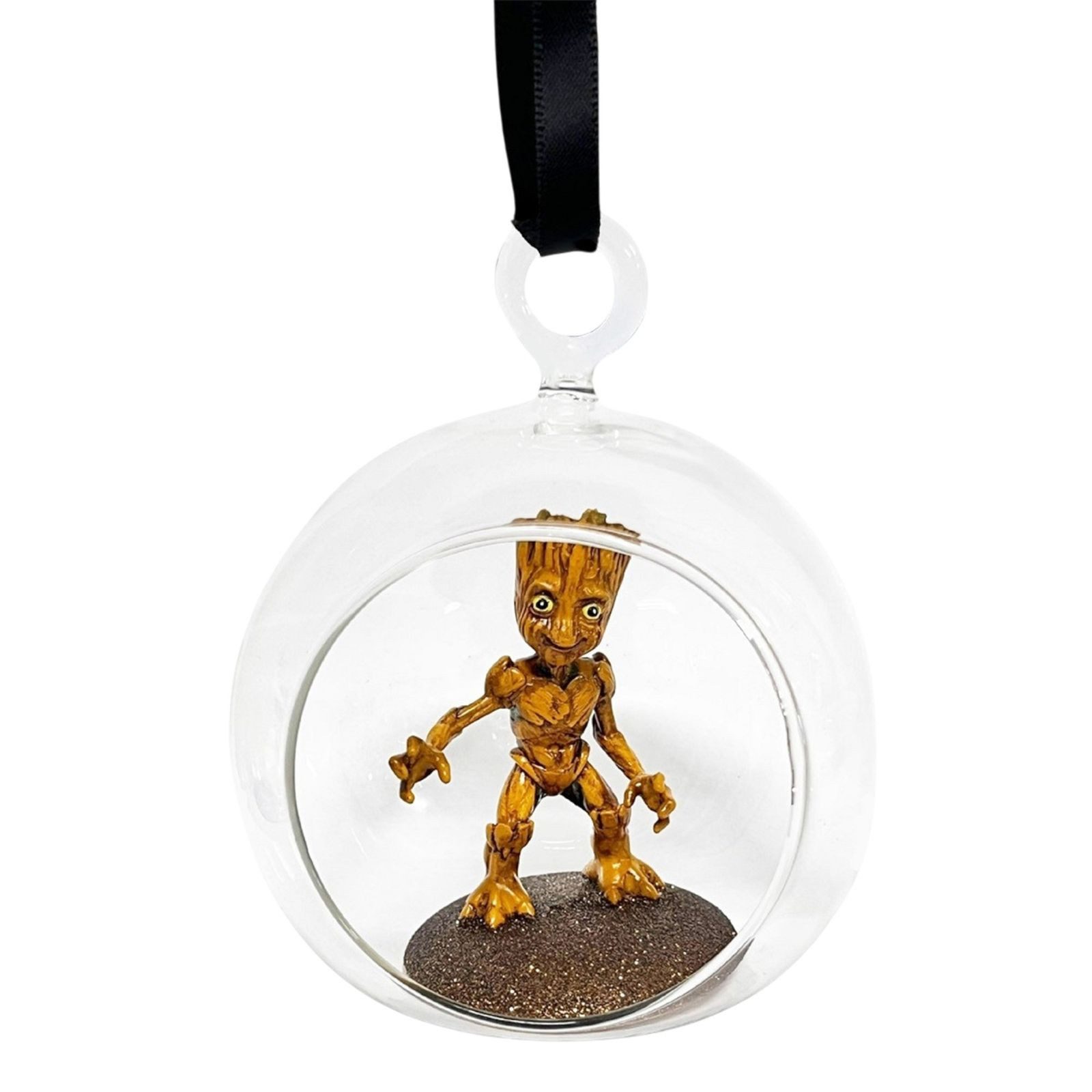 Disney Christbaumschmuck Weihnachtskugel Groot mit 3D-Figur, 11 × 10 × 9 cm