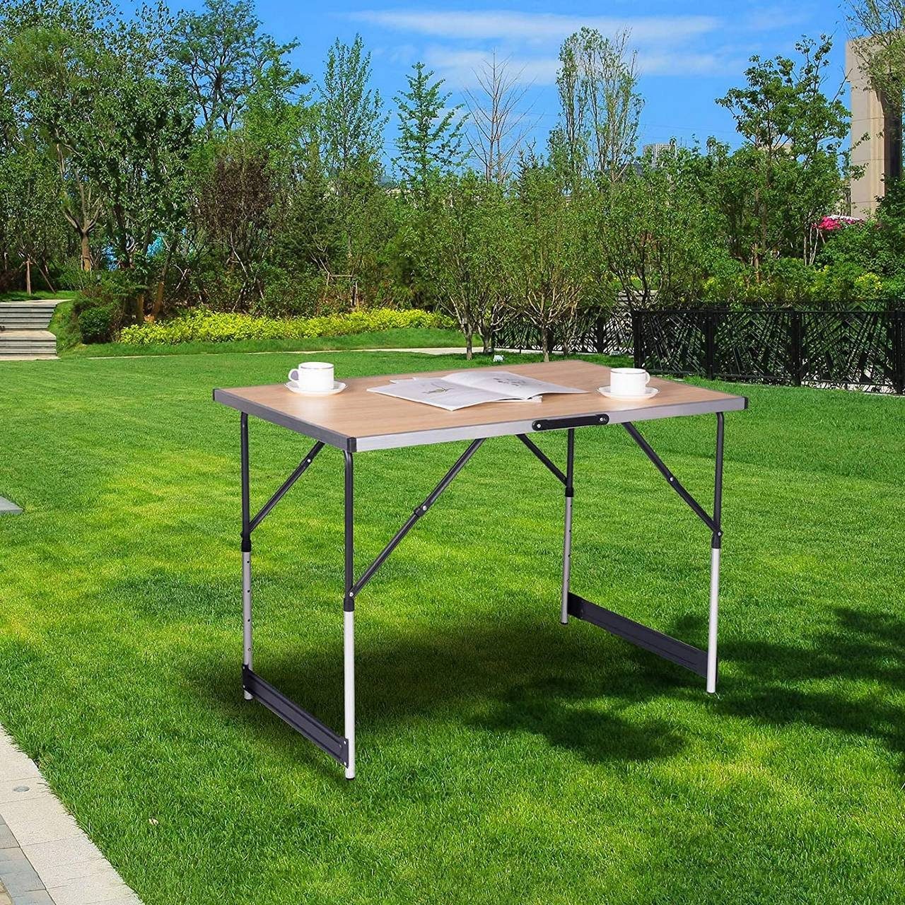 EUGAD Campingtisch (1-St), höhenverstellbar klappbar aus günstig online kaufen