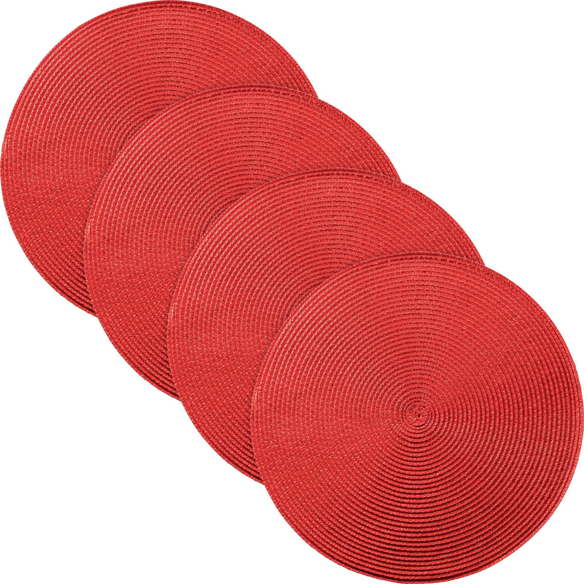 Erwin Müller Platzset Tischset "Amadora" 4er-Pack, Uni günstig online kaufen