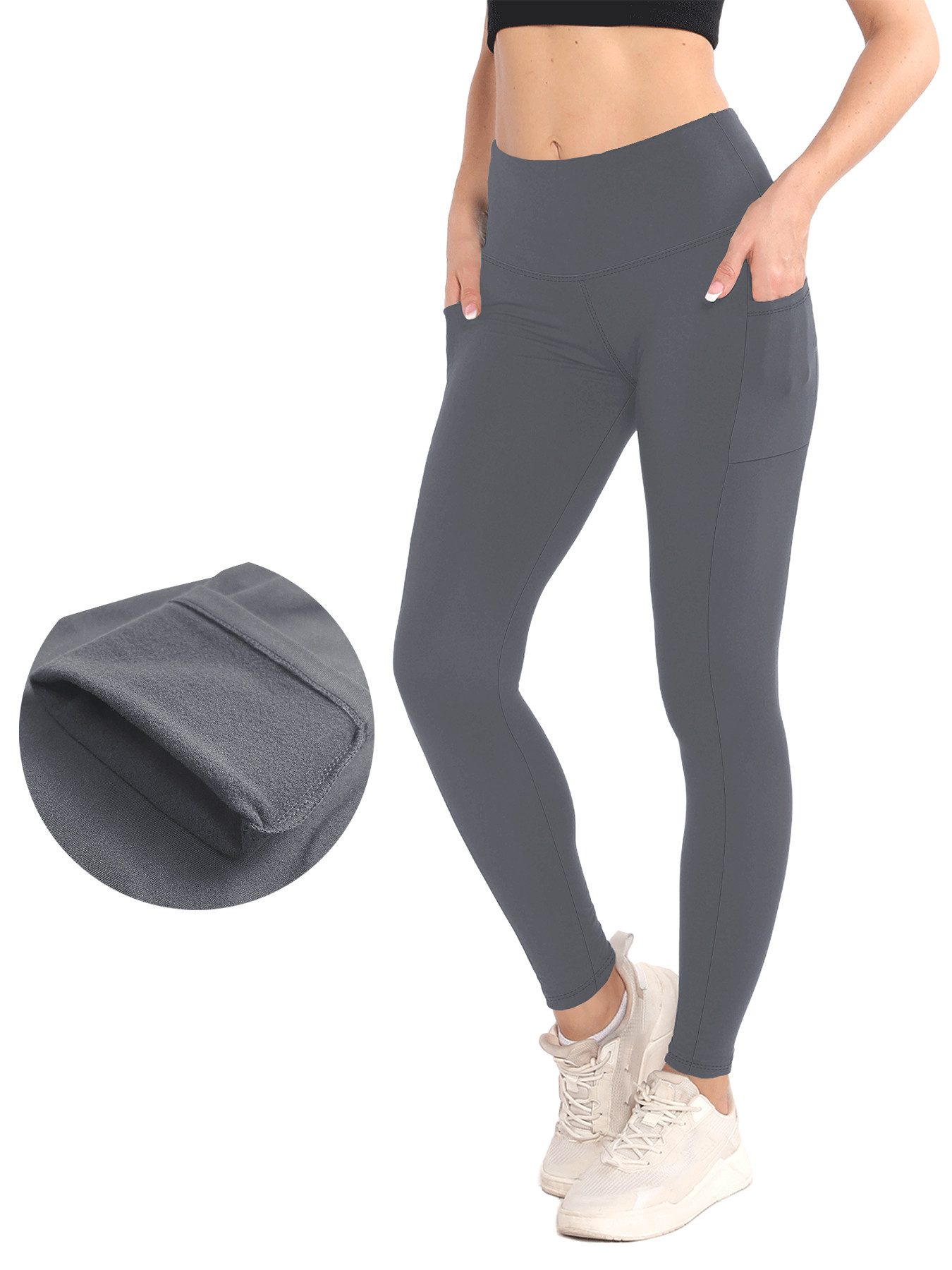 Blusmart Thermoleggings Fleece-Leggings für Herbst und Winter (Damen-Bauchs günstig online kaufen