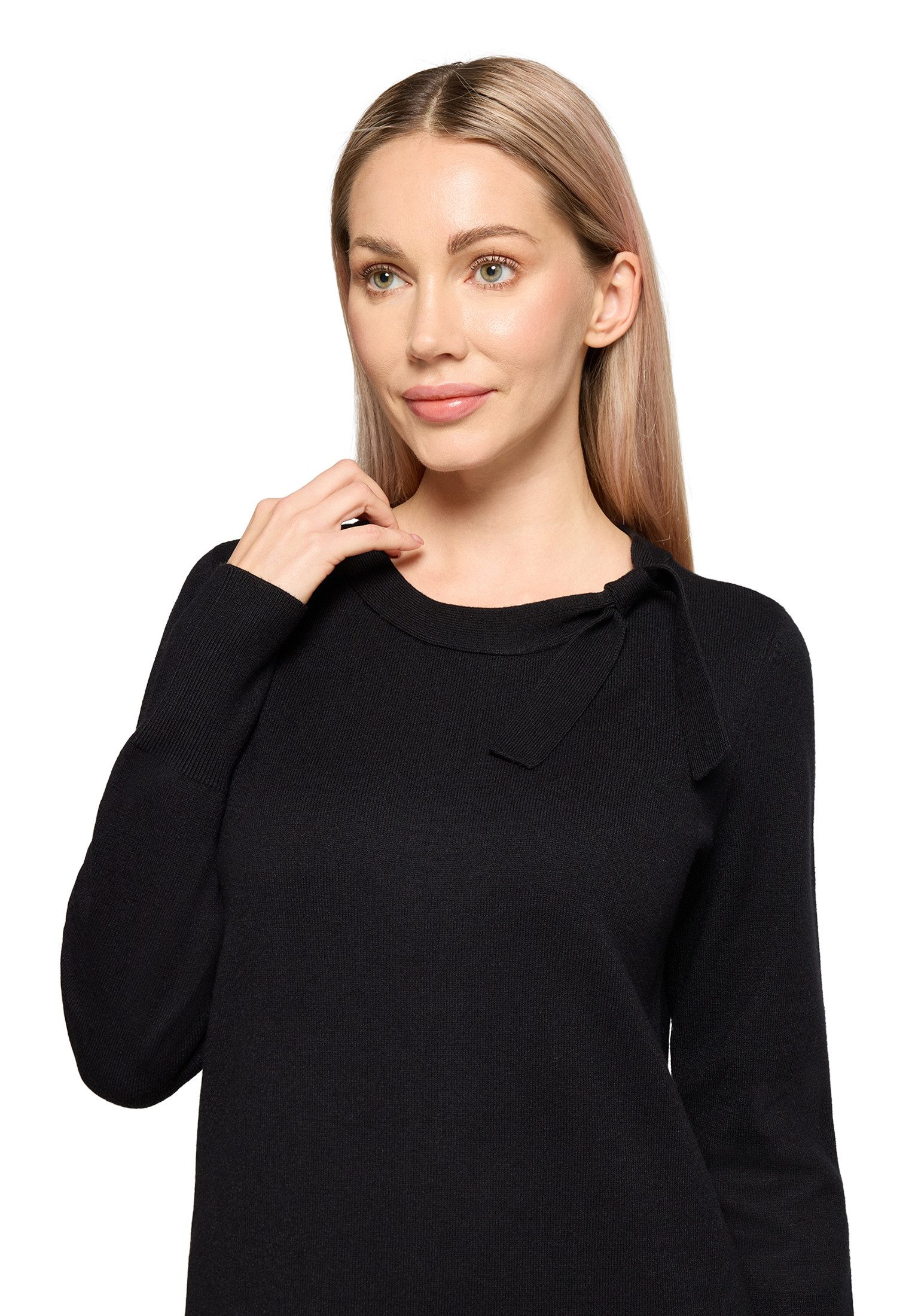 Betty Barclay Strickkleid Damen mit Schleifenknoten