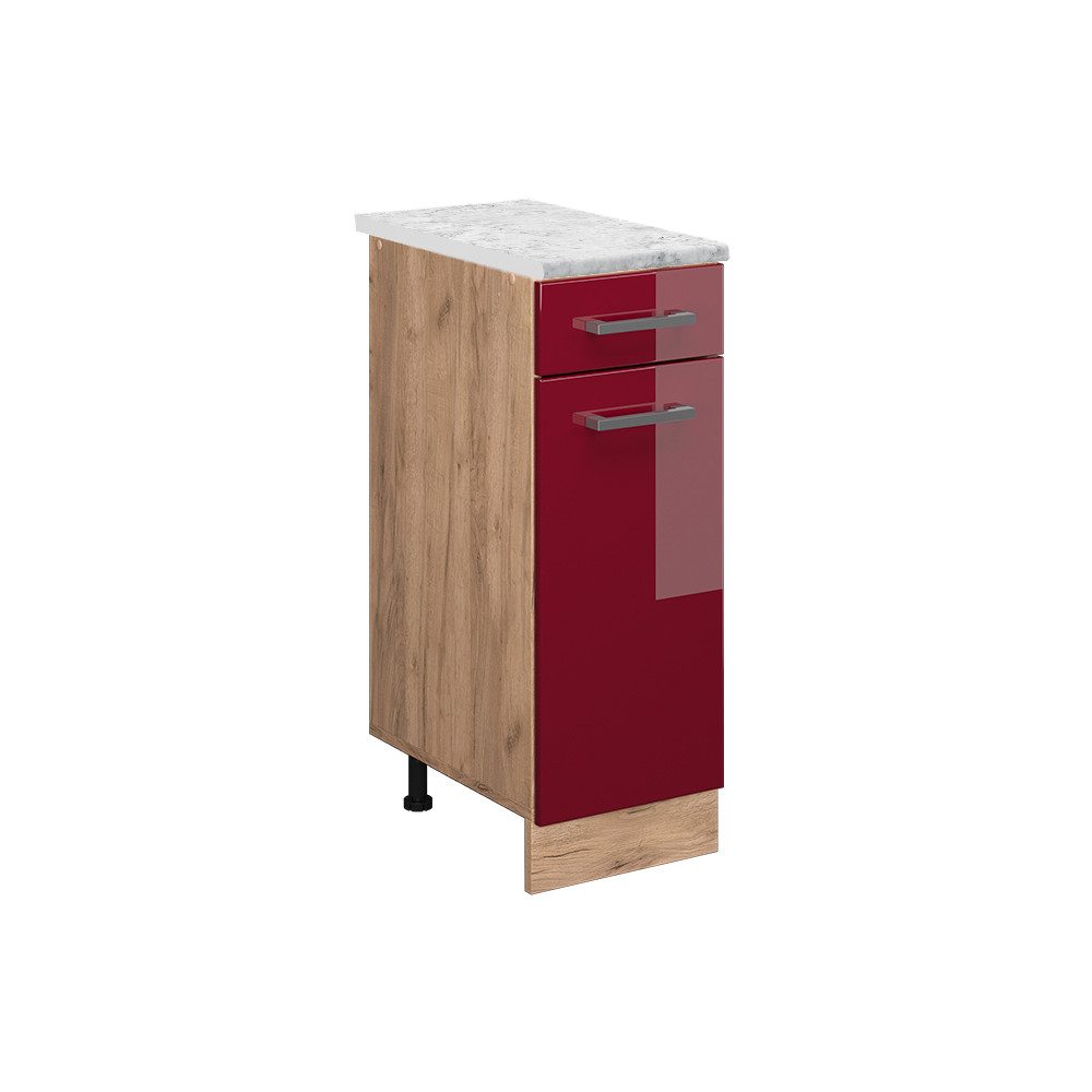 Vicco Küchenunterschrank R-Line Schubladenschrank für die Küche Bordeaux Ho günstig online kaufen