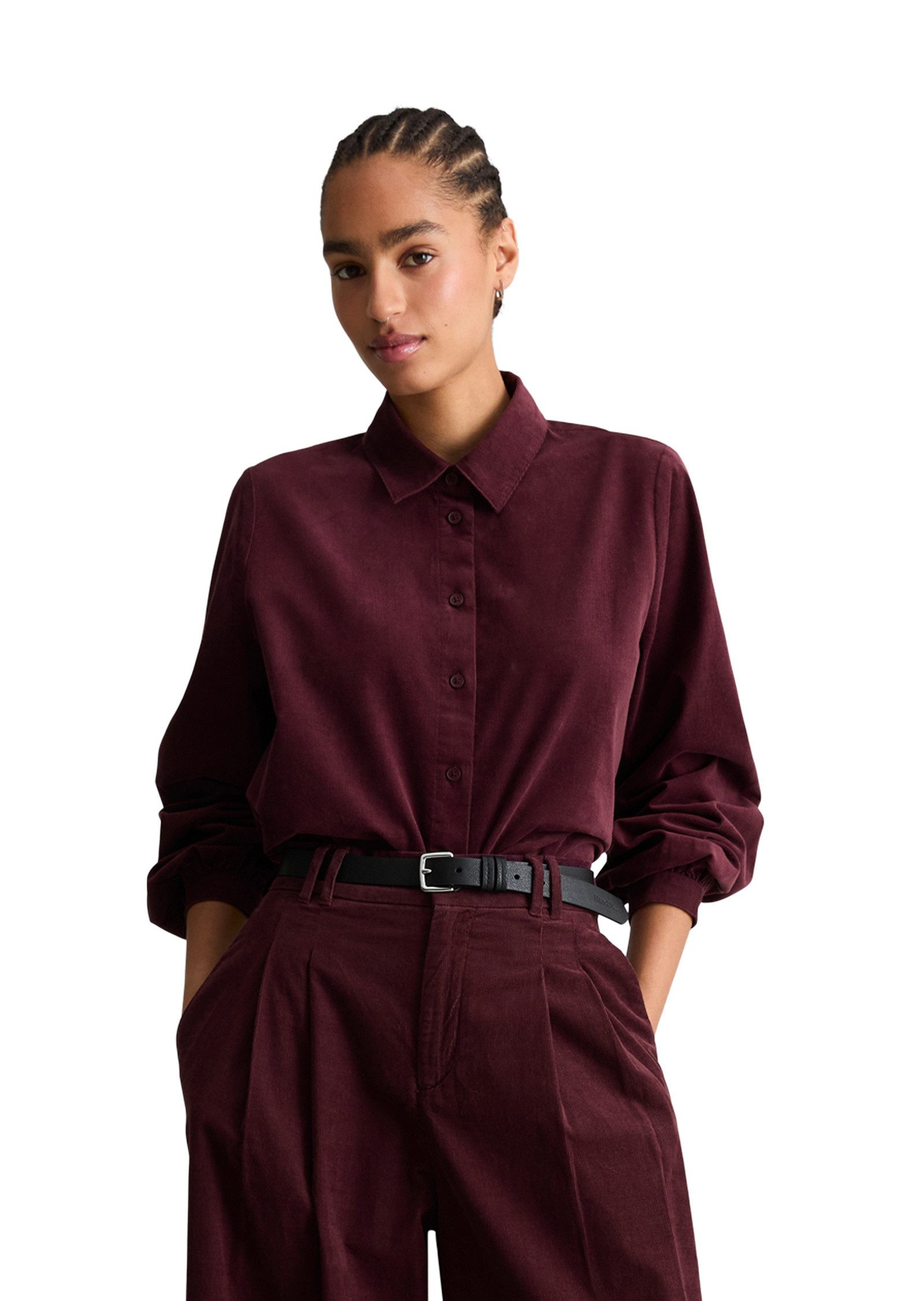 Marc O'Polo DENIM Langarmbluse aus Organic Cotton