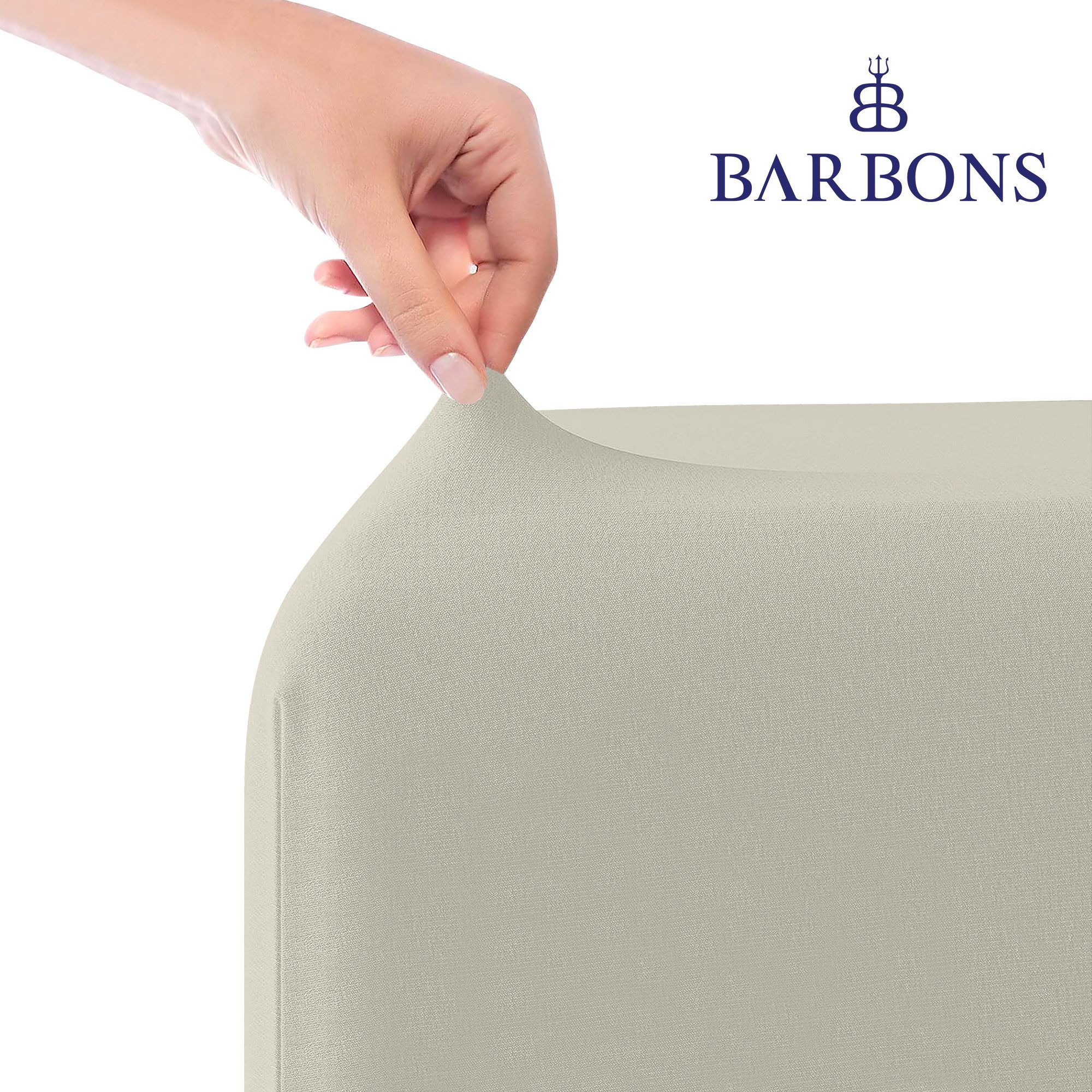 BARBONS Spannbettlaken Jersey Bettlaken, 145 g/m² günstig online kaufen