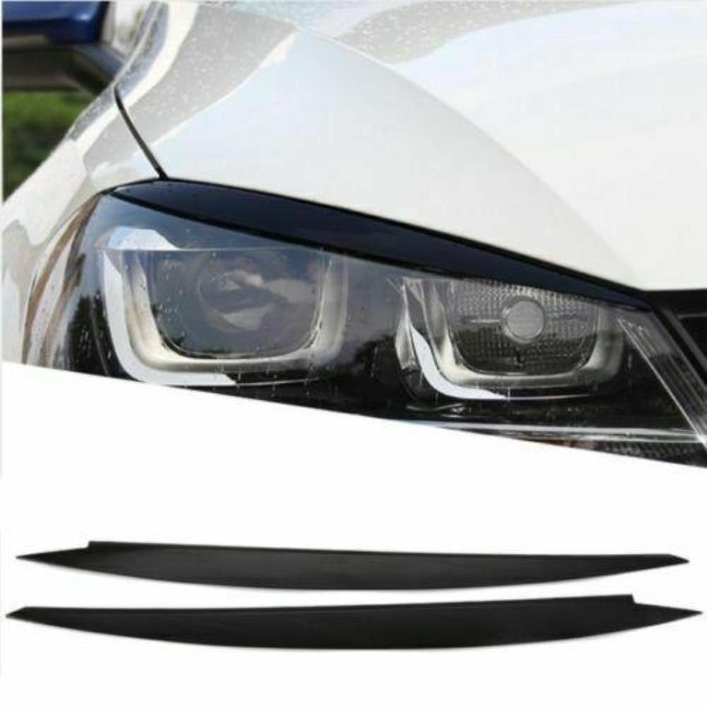 Blende Scheinwerferblenden Set Böser Blick für VW GOLF 7 Blende schwarz