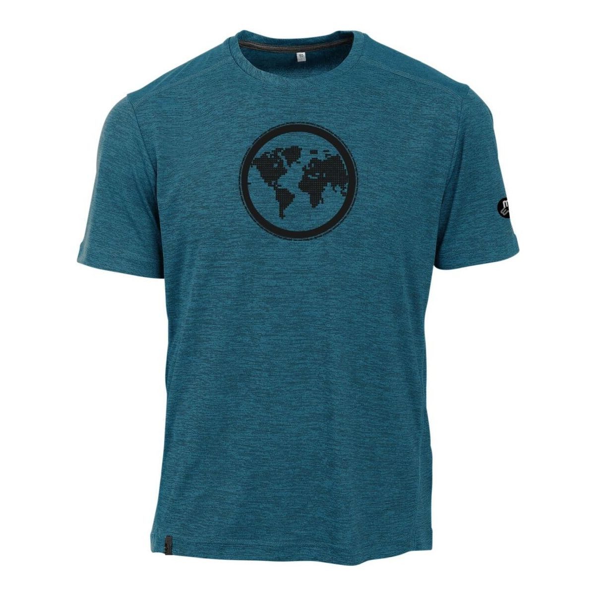 Maul Sport® Kurzarmshirt Earth Fresh - 1/2 T-shirt mit Print Funktionales Herren-T-Shirt für Wanderungen, das geruchsfrei