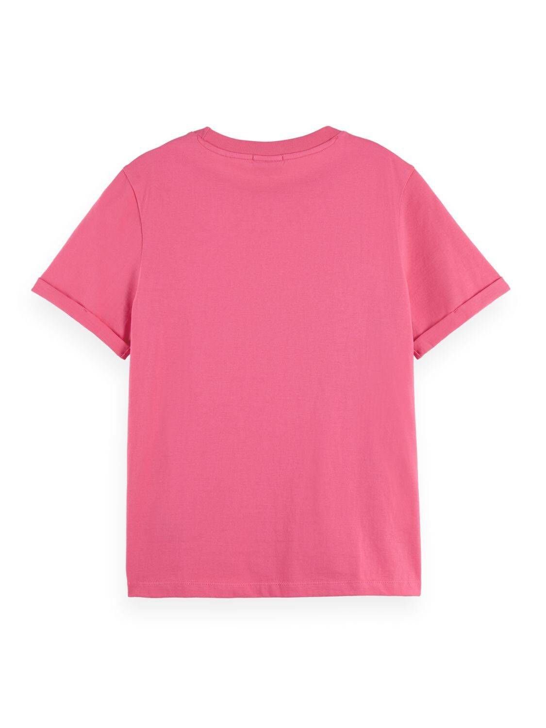 (71) T-Shirt Damen & (1-tlg) pink Scotch T-Shirt Soda