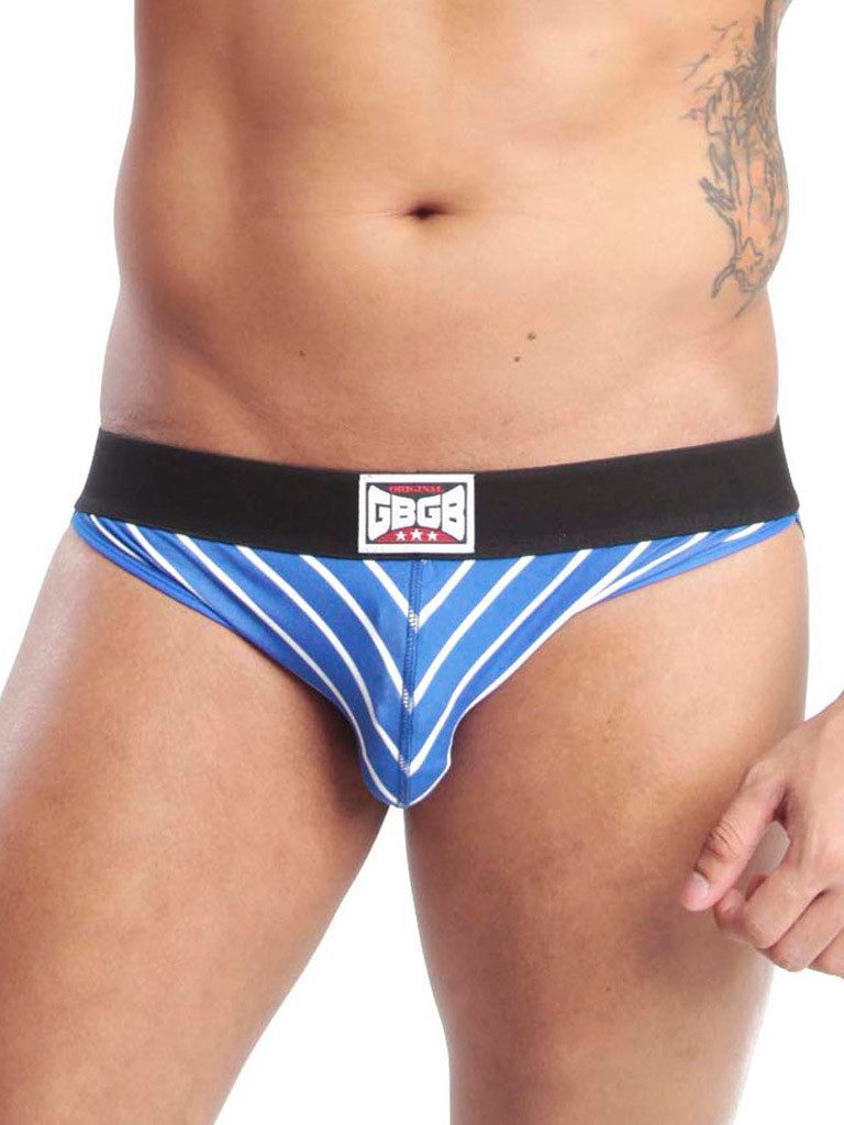 String GBGB Alexander Jockstrap Underwear Royal/White