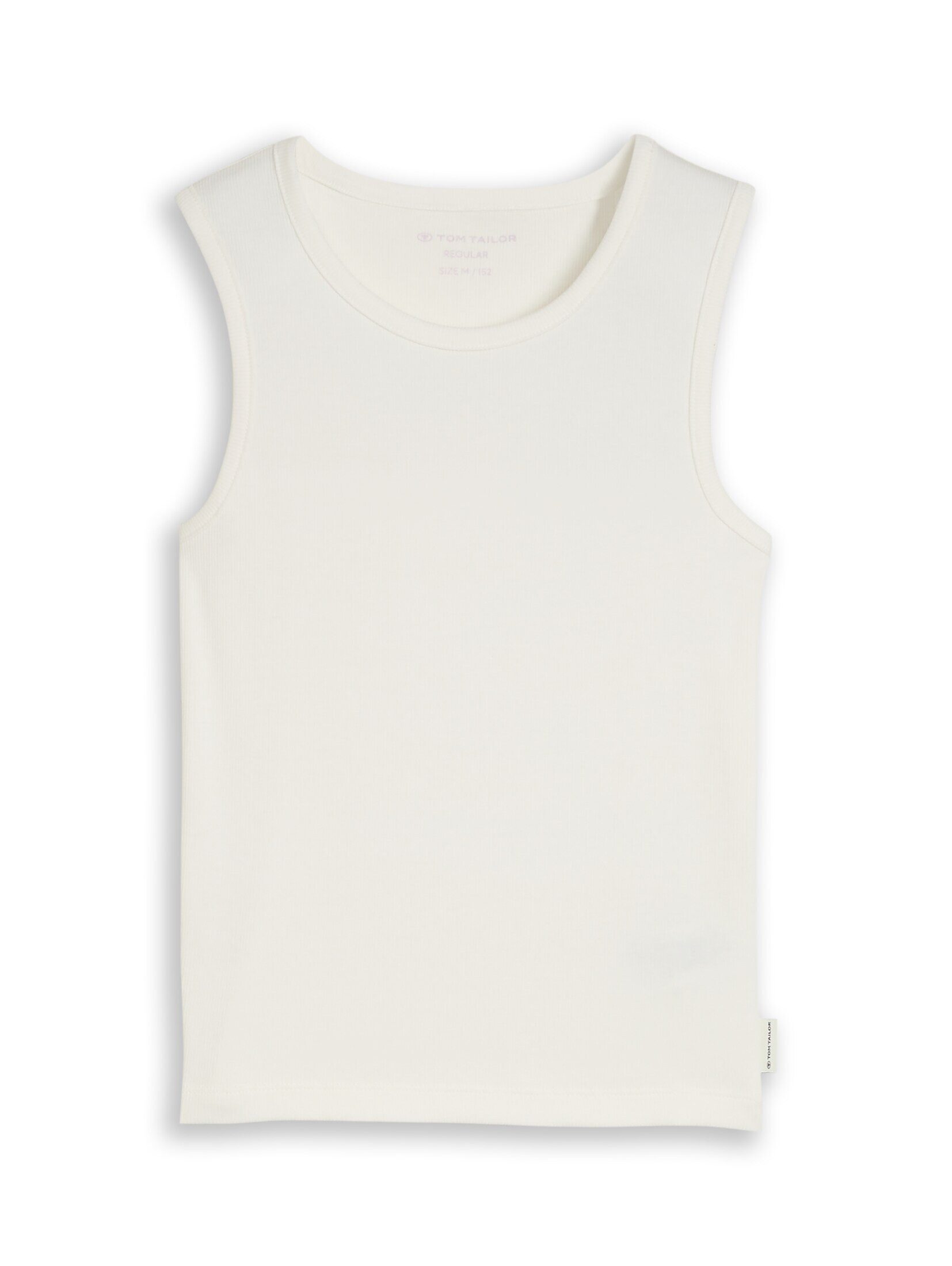 TOM TAILOR Tanktop T-Shirt Basic Ripp Top