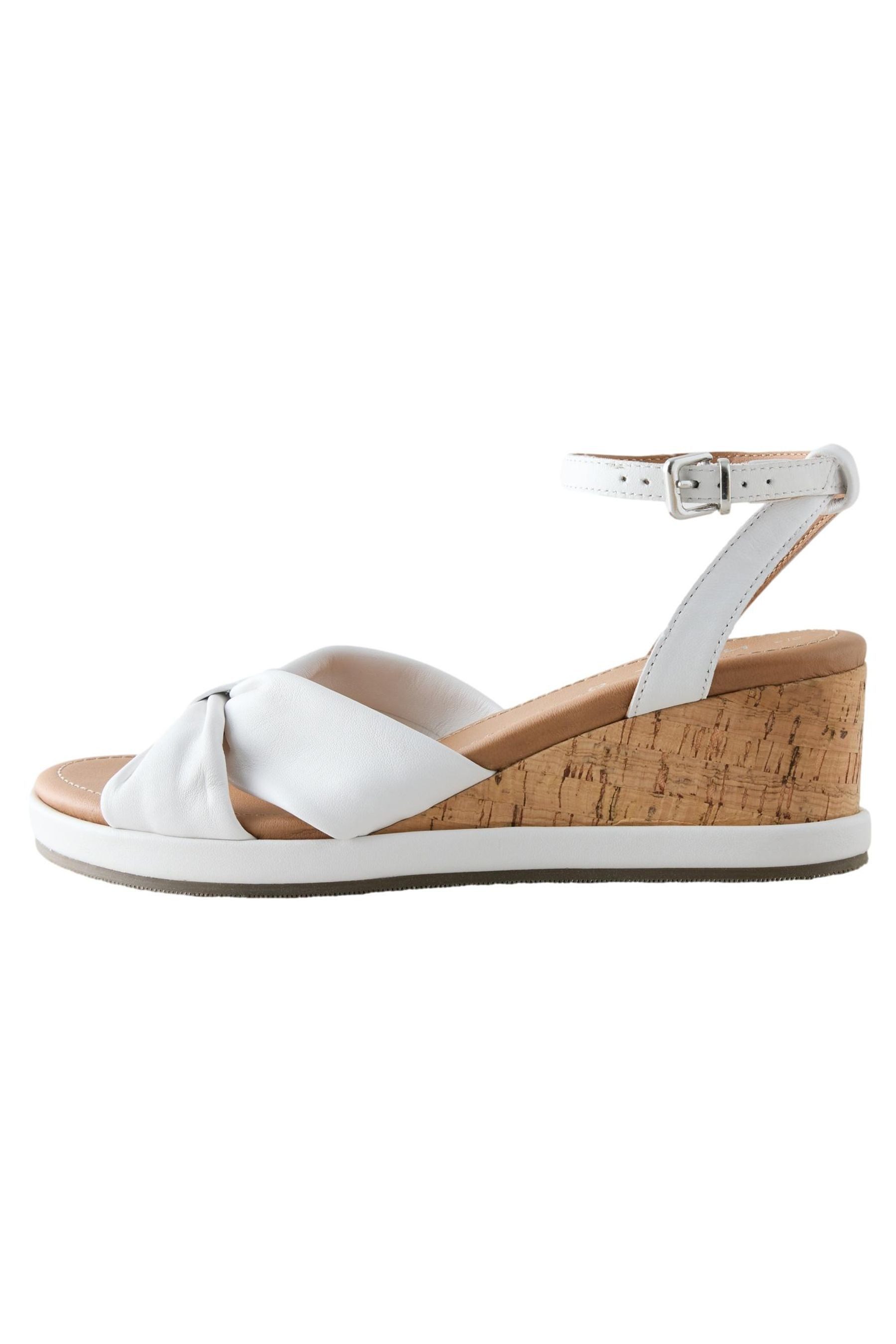 Next Forever Comfort® Leder-Keilschuhe mit Korksohle Keilsandalette (1-tlg)