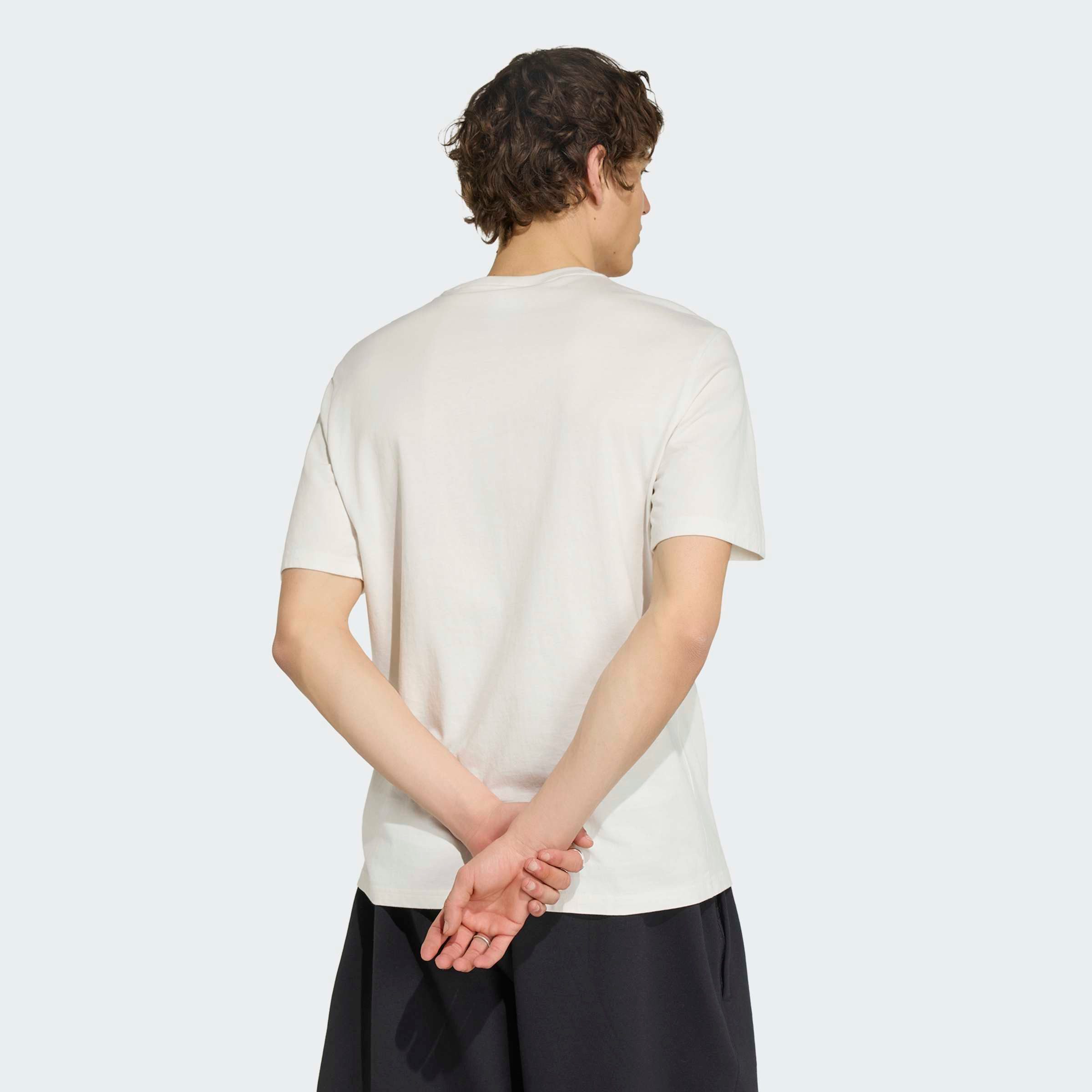 adidas Originals T-Shirt TREFOIL INFILL für Erwachsene, mit sportlichem Stil, ohne Verschluss, aus Baumwolle