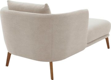 SCHÖNER WOHNEN-Kollektion Chaiselongue Pearl - 5 Jahre Hersteller-Garantie, auch in Bouclé. Füße Massivholz, Maße (B/H/T): 101/71/161 cm