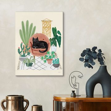 Posterlounge Leinwandbild Mary Urban, Urban Jungle III, Wohnzimmer Modern Illustration