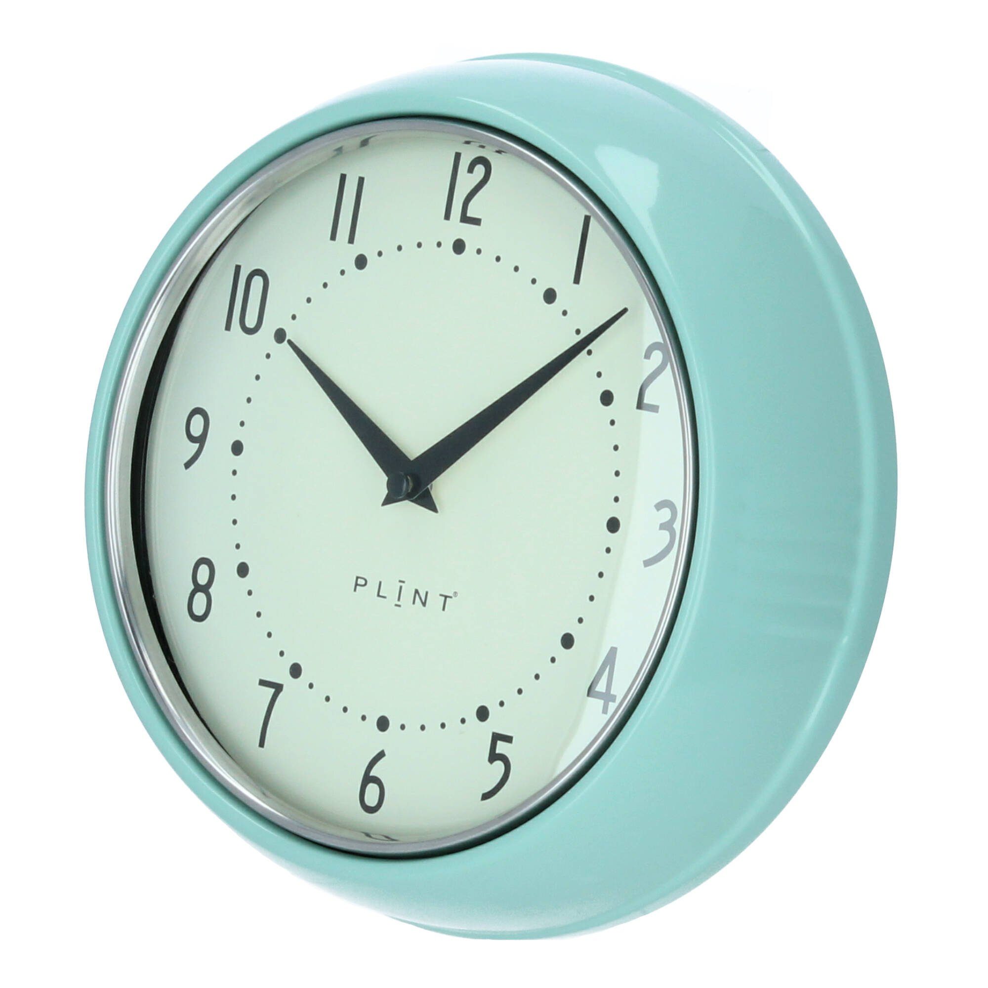Plint Wanduhr Küchenuhr Retro cream cremeweiß günstig online kaufen