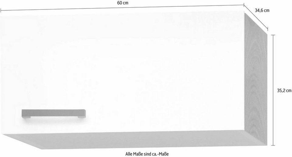 cm Tür OPTIFIT 60 1 Odense mit cm 35 hoch, breit, Kurzhängeschrank