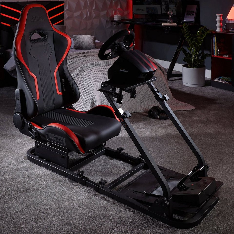 X Rocker Gaming-Stuhl XR Racing Drift 2.1 Racing & Gaming Rennsitz mit 2.1  Soundsystem