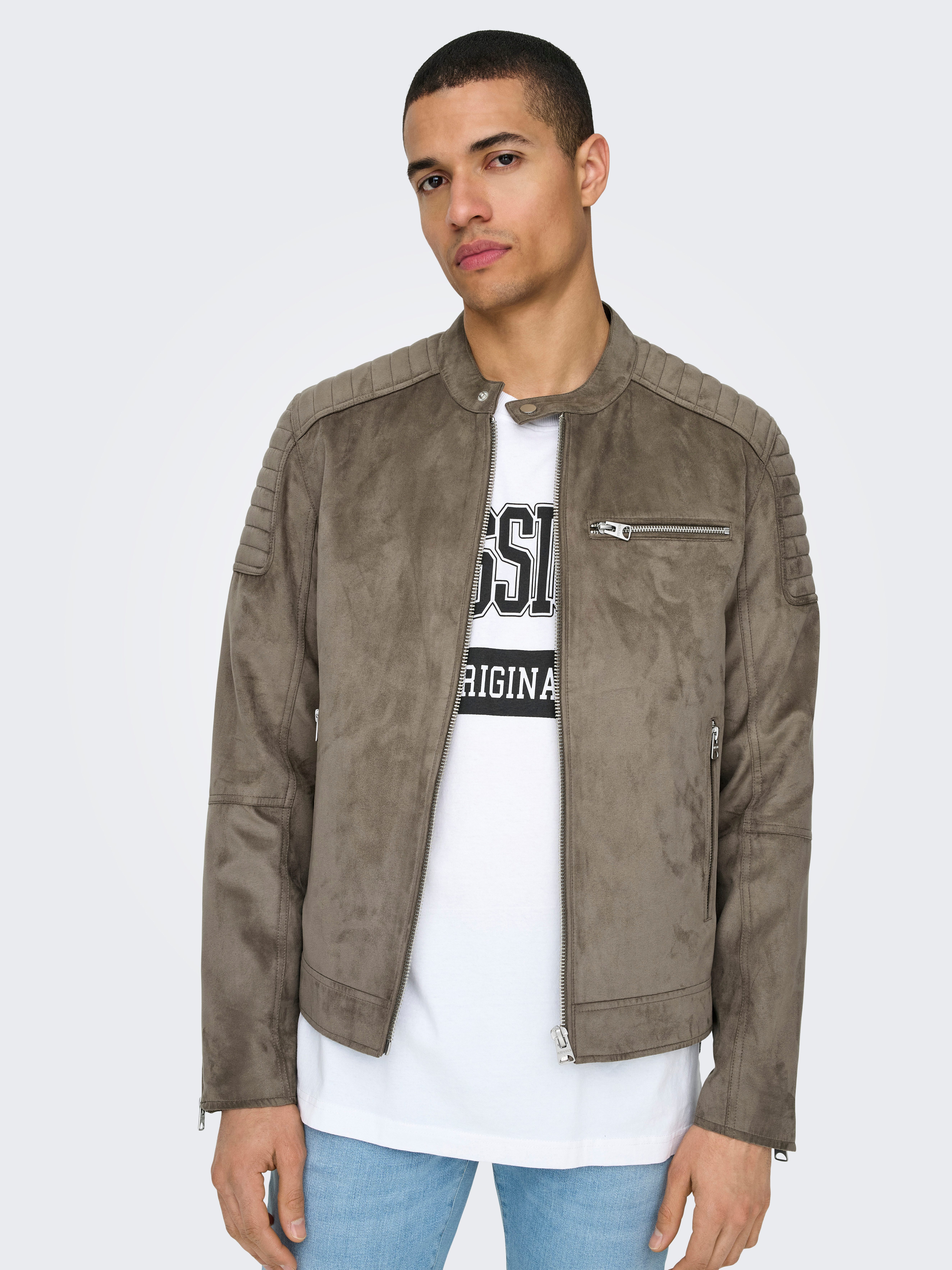 ONLY & SONS Lederimitatjacke ONSGUS FAUX günstig online kaufen