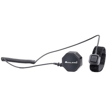 Midland Funkgerät Midland Headset/Sprechgarnitur PTT Dual Bluetooth f. Dual Mike C1488