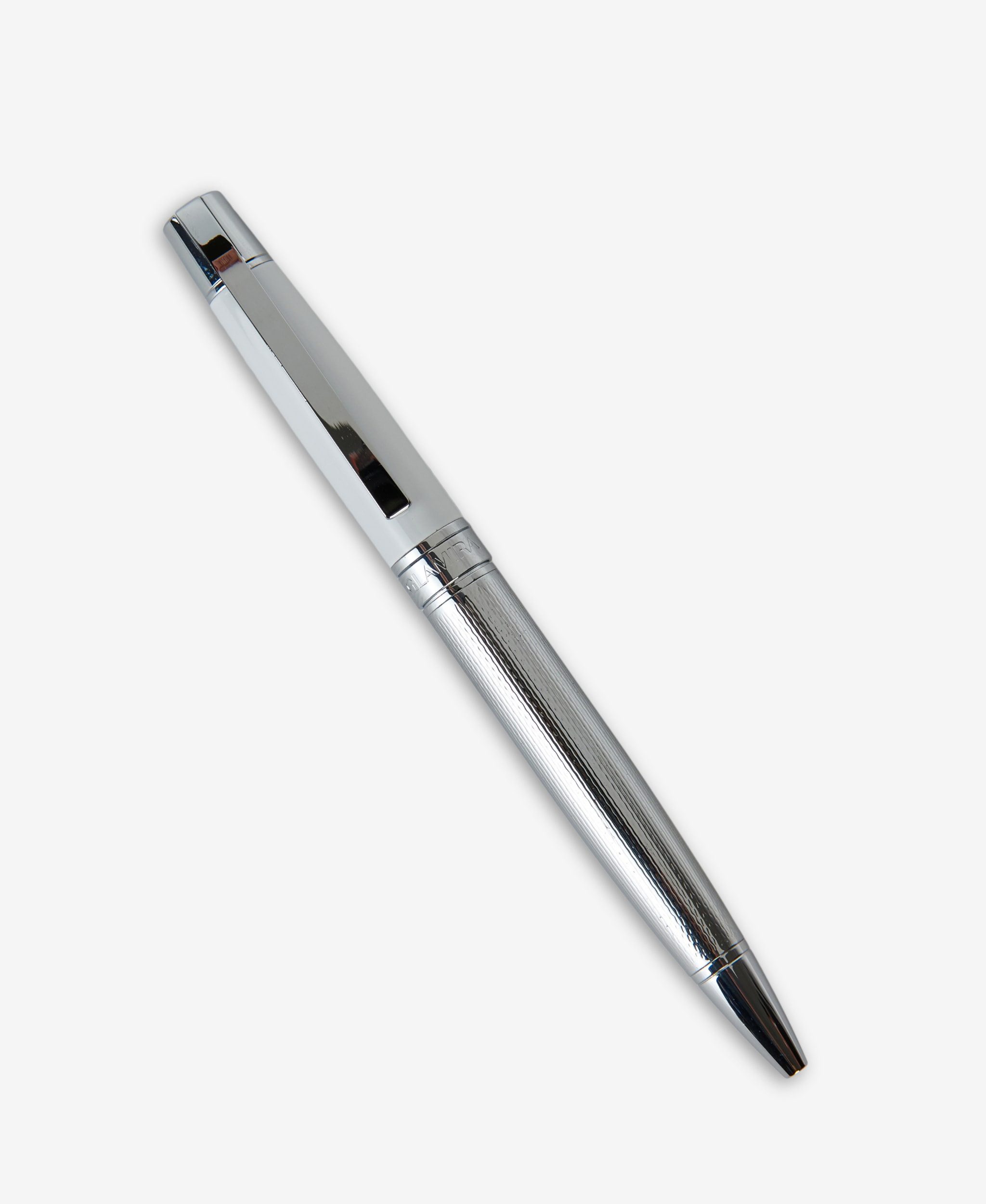 GLAMIRA Kugelschreiber Kugelschreiber - Weiß und Metallic, (1-tlg), Clip aus Metall, ideal auch als Geschenk