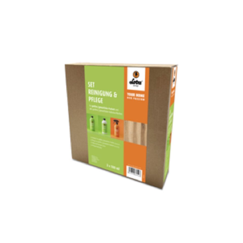 Loba Reinigungs-Set LOBA Reinigungs- und Pflegeset für geöltes/gewachstes Parkett, (1-St)