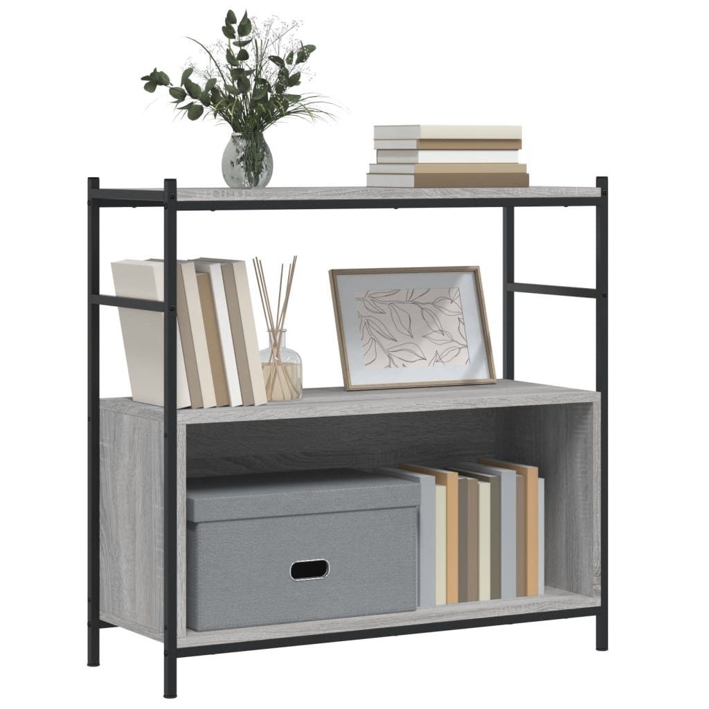 vidaXL Bücherregal Bücherregal Grau Sonoma 80x30x78,5 günstig online kaufen