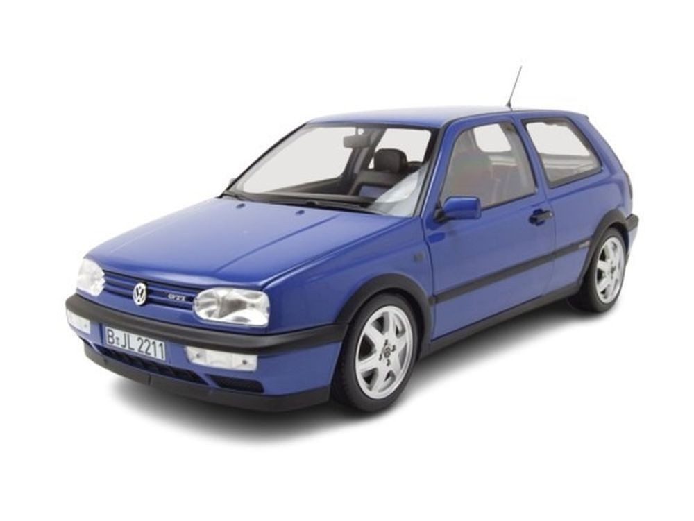 Norev Modellauto VW Golf 3 GTI Colour Concept 1994 jazz blau, Maßstab 1:18