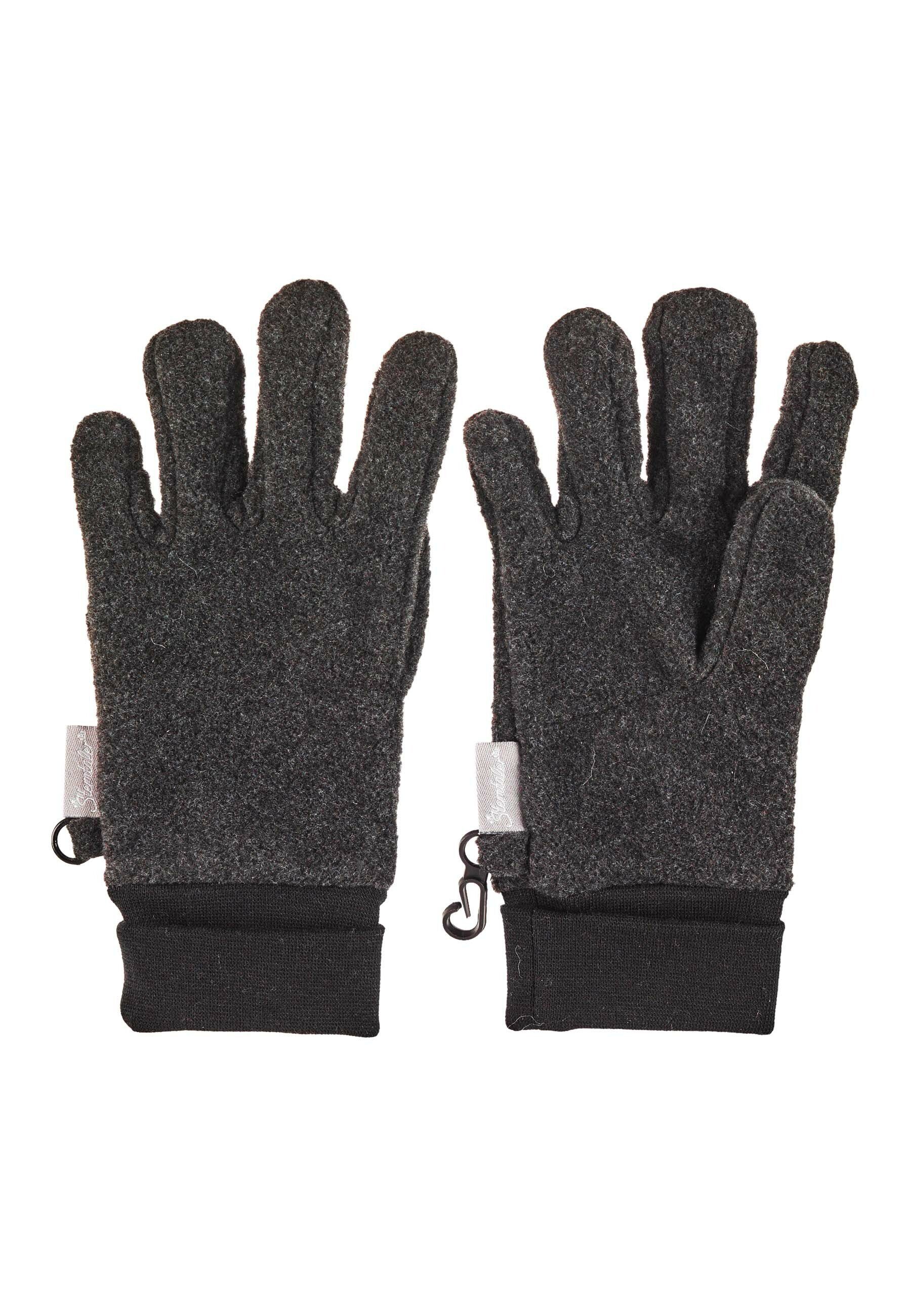 Sterntaler® Fleecehandschuhe Fingerhandschuhe uni (1-St) aus Mircofleece und elastischem Bündchen