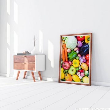 Sinus Art Poster Food-Fotografie  Buntes Gemüse 60x90cm Poster